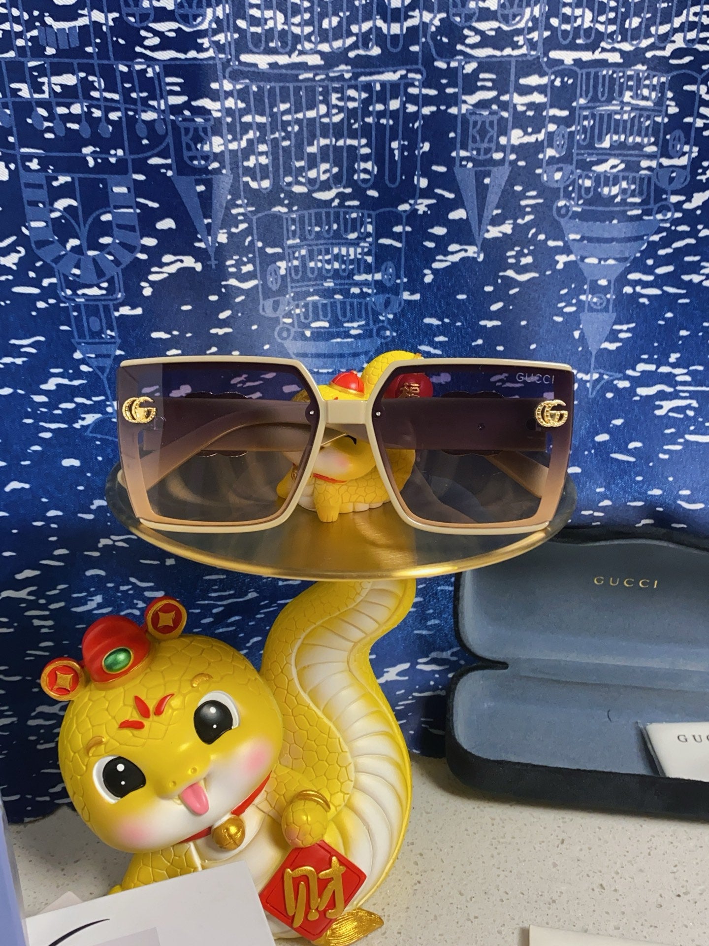 Gucci Polarized Fashion Silver Lens Sunglasses for Women - detail image 10