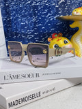 Gucci Polarized Fashion Silver Lens Sunglasses for Women - 357874