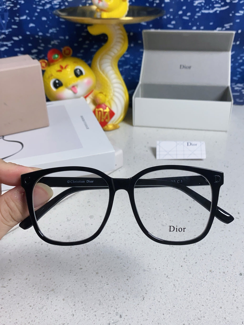 Dior Photochromic Fashion Blue Lens Sunglasses for Men & Women - 358191 - detail image 4