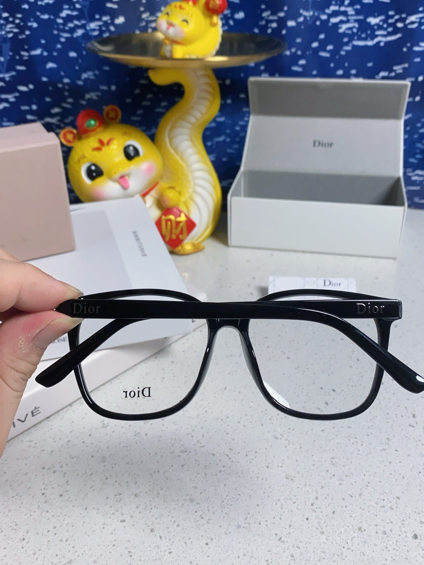 Dior Photochromic Fashion Blue Lens Sunglasses for Men & Women - 358191 - detail image 5