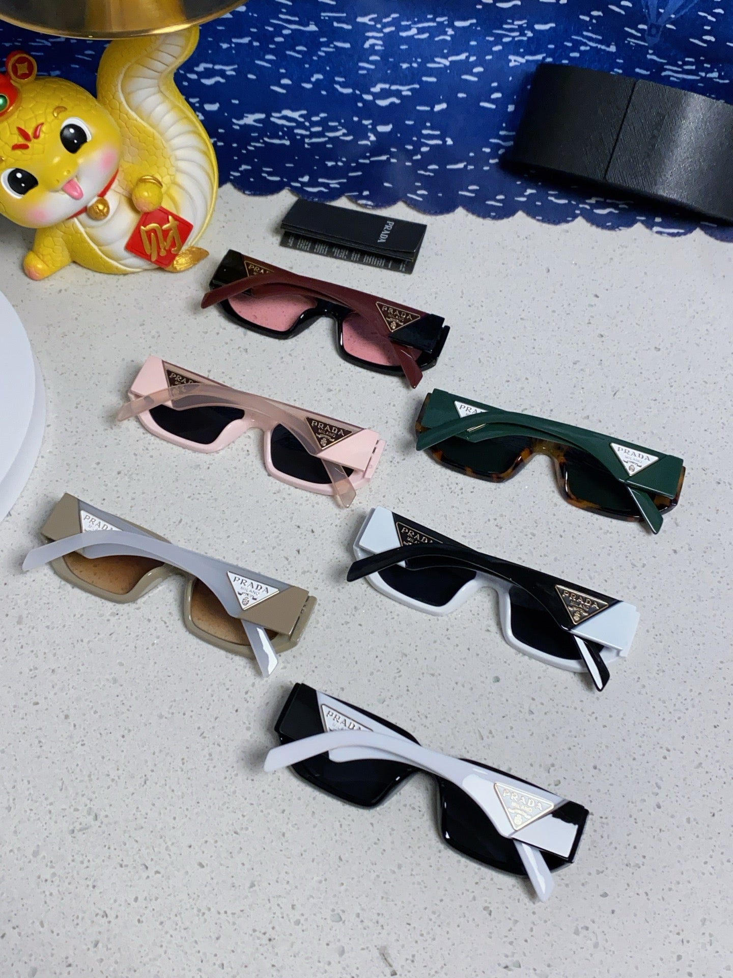 Prada Square Silver Lens Sunglasses for Men & Women - 372081 - detail image 10