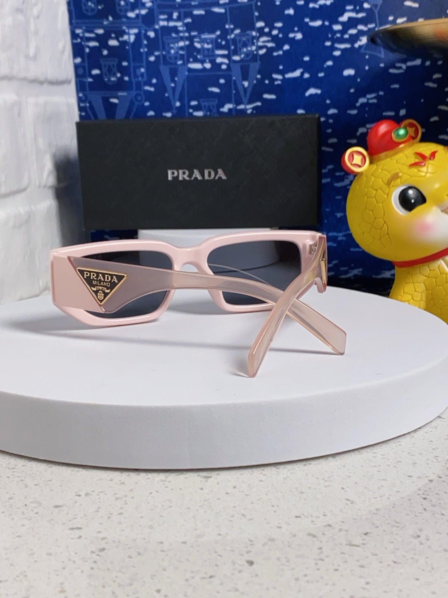 Prada Square Silver Lens Sunglasses for Men & Women - 934938 - detail image 3