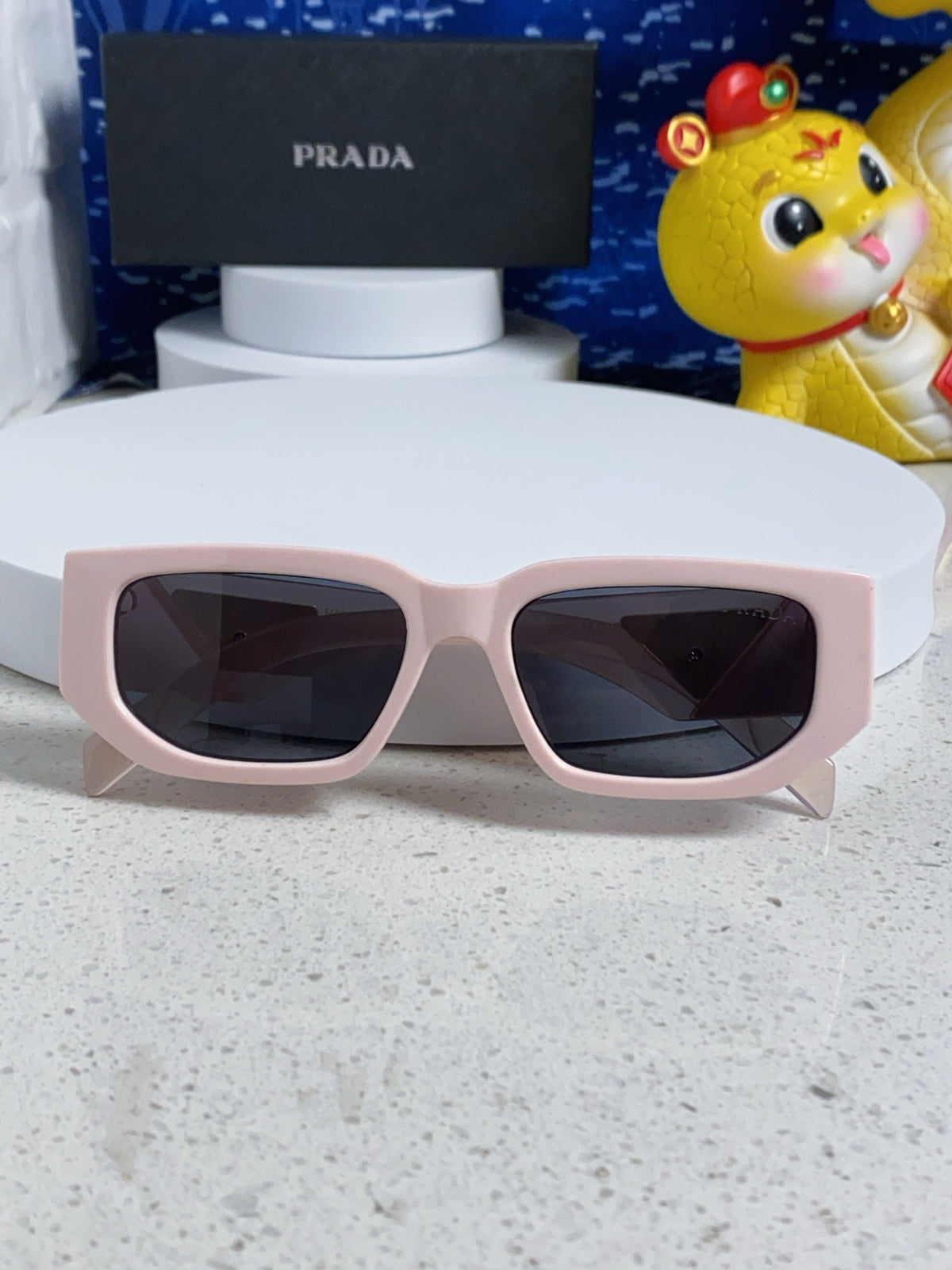 Prada Square Silver Lens Sunglasses for Men & Women - 934938 - detail image 8