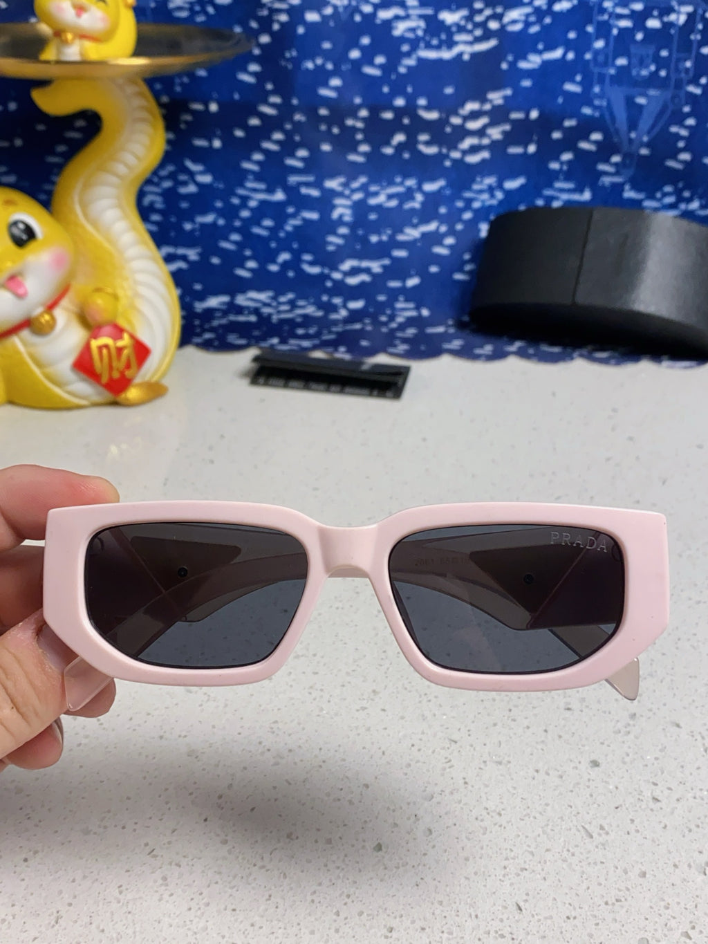 Prada Square Silver Lens Sunglasses for Men & Women - 934938 - detail image 4