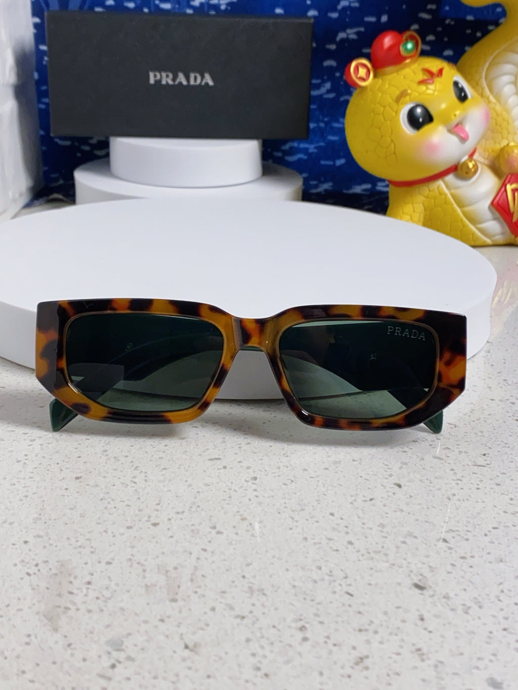 Prada Square Silver Lens Sunglasses for Men & Women - 934940 - detail image 8