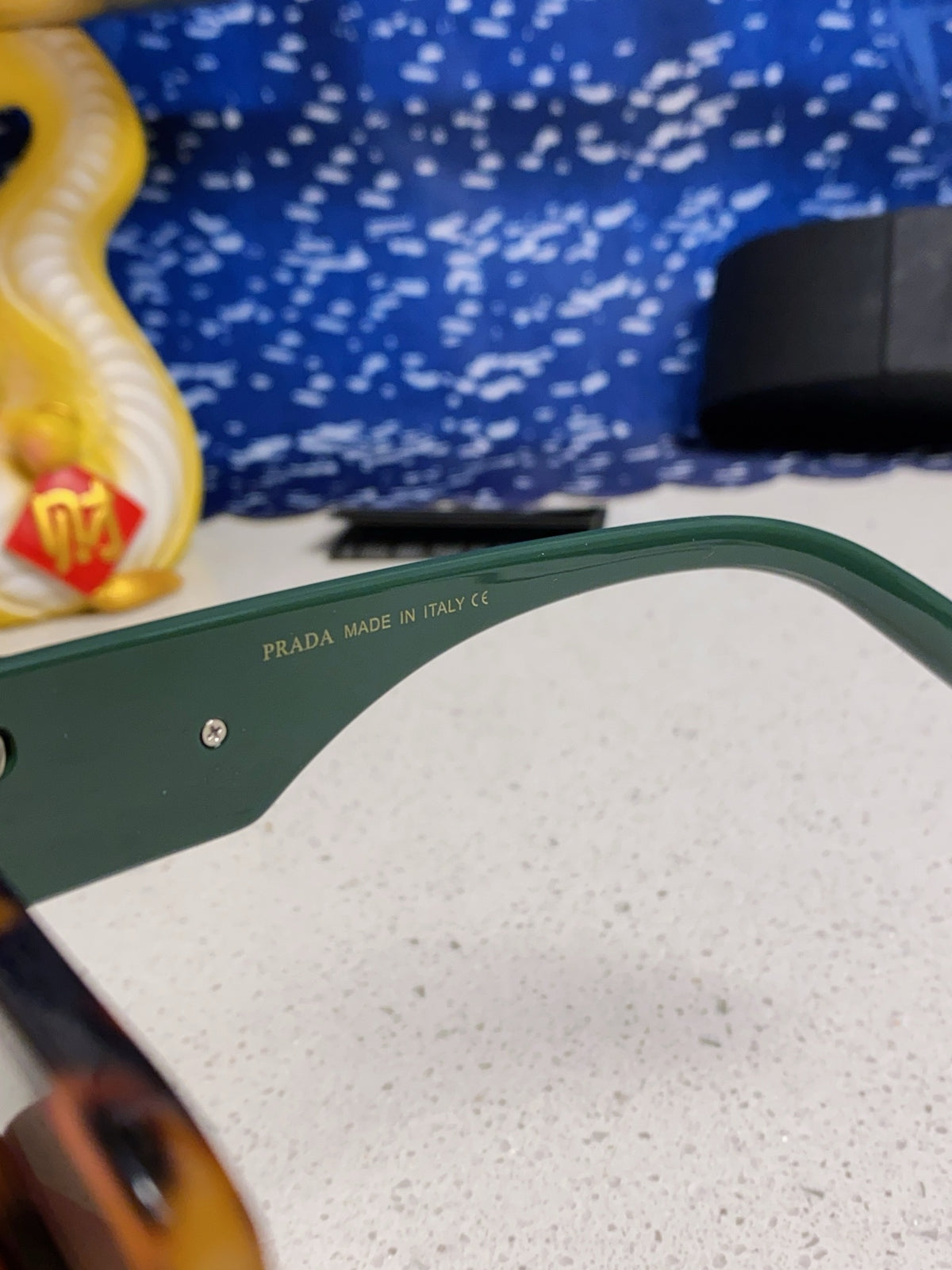 Prada Square Silver Lens Sunglasses for Men & Women - 934940 - detail image 7