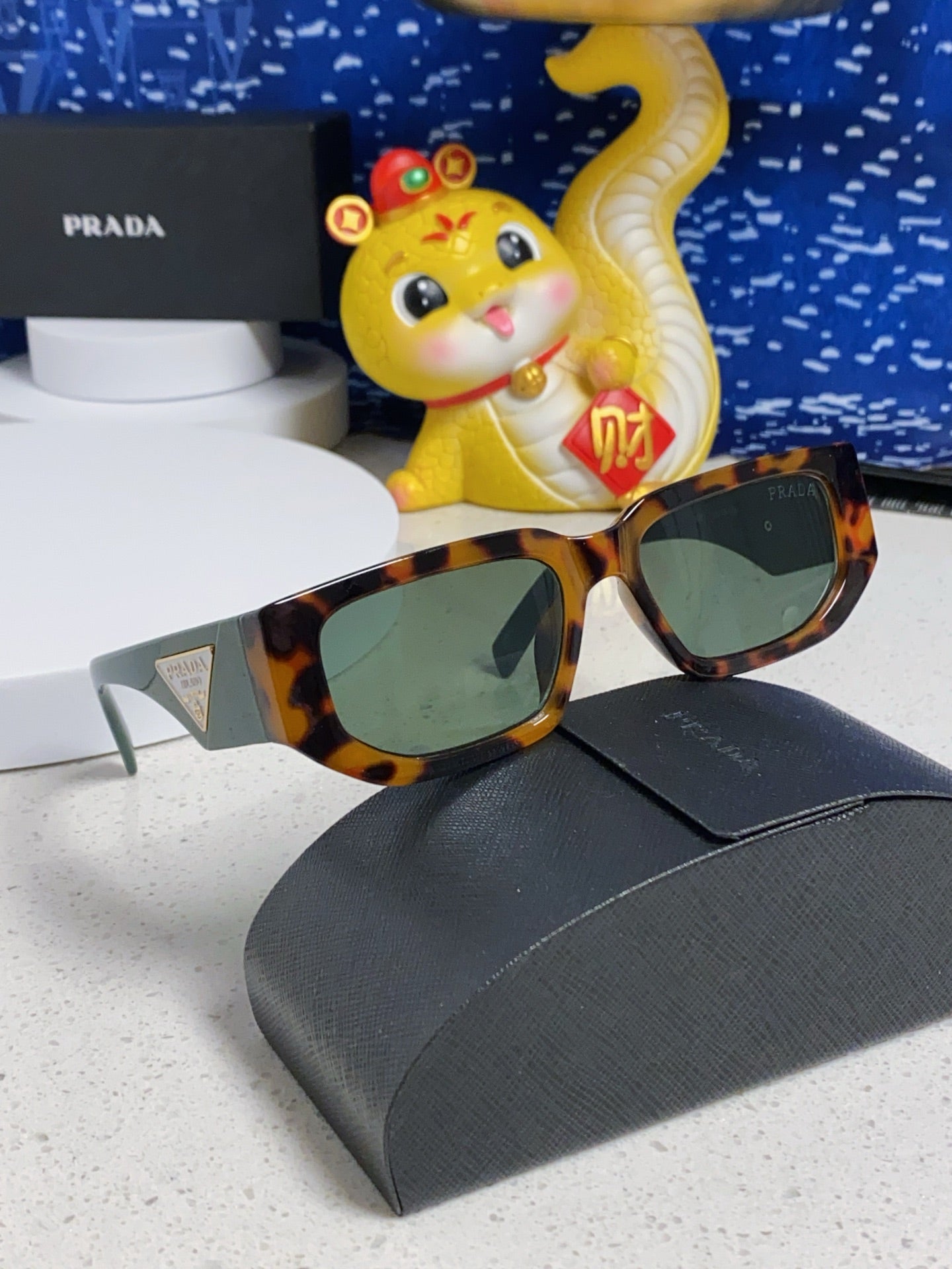 Prada Square Silver Lens Sunglasses for Men & Women - 372079 - detail image 9
