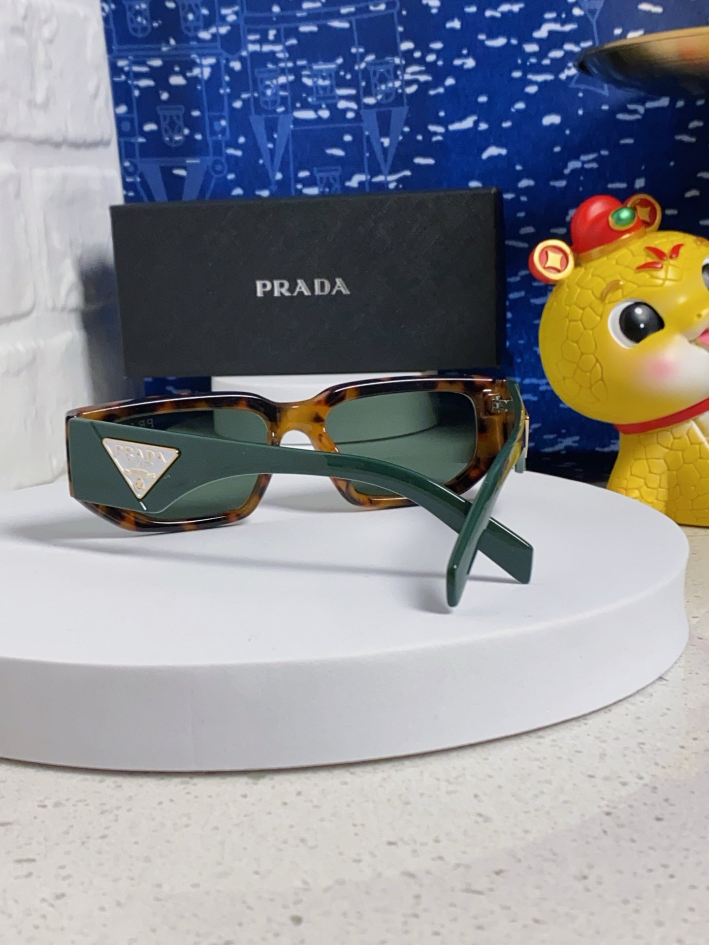Prada Square Silver Lens Sunglasses for Men & Women - 934940 - detail image 3