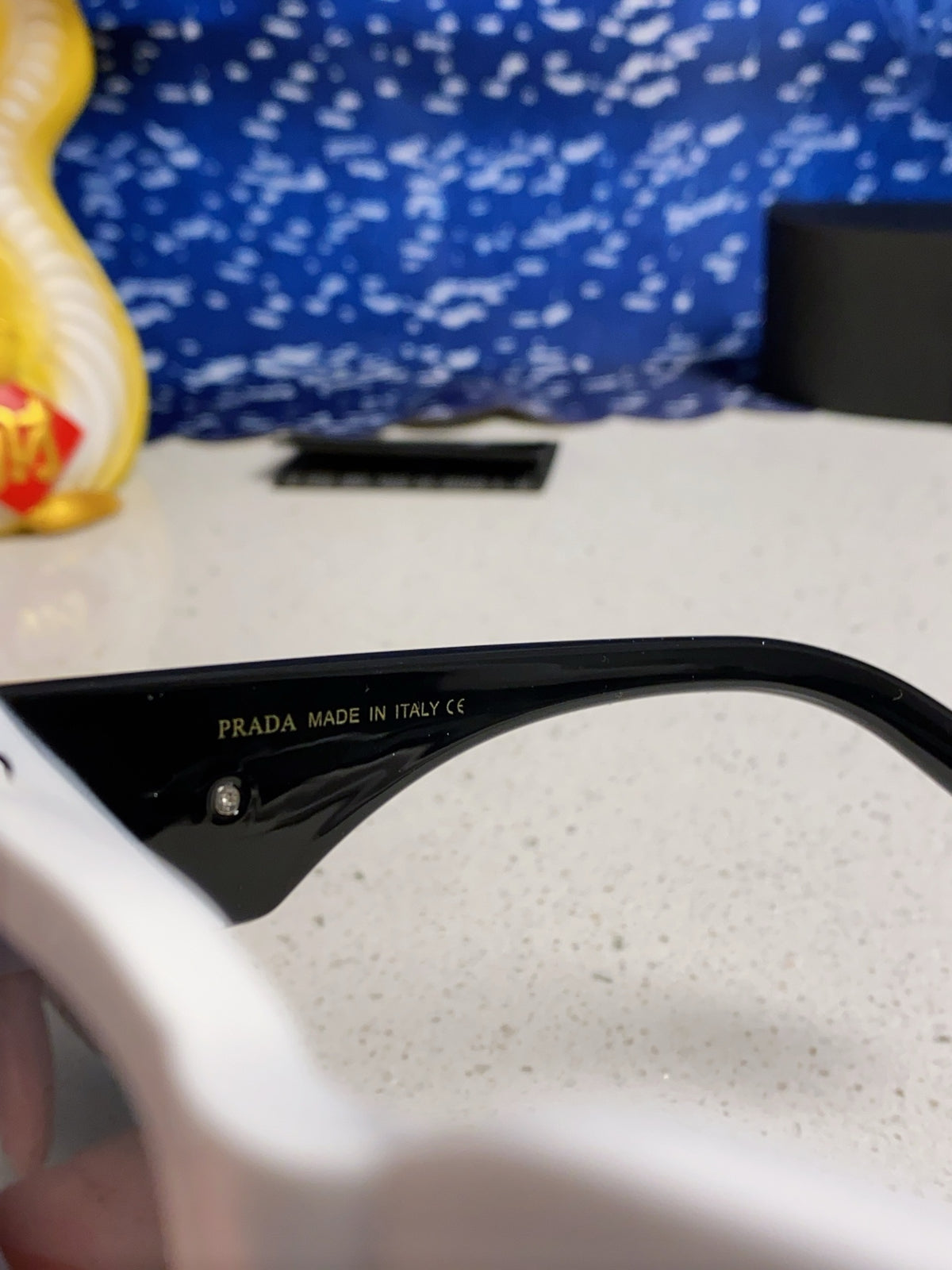 Prada Square Silver Lens Sunglasses for Men & Women - 934941 - detail image 7
