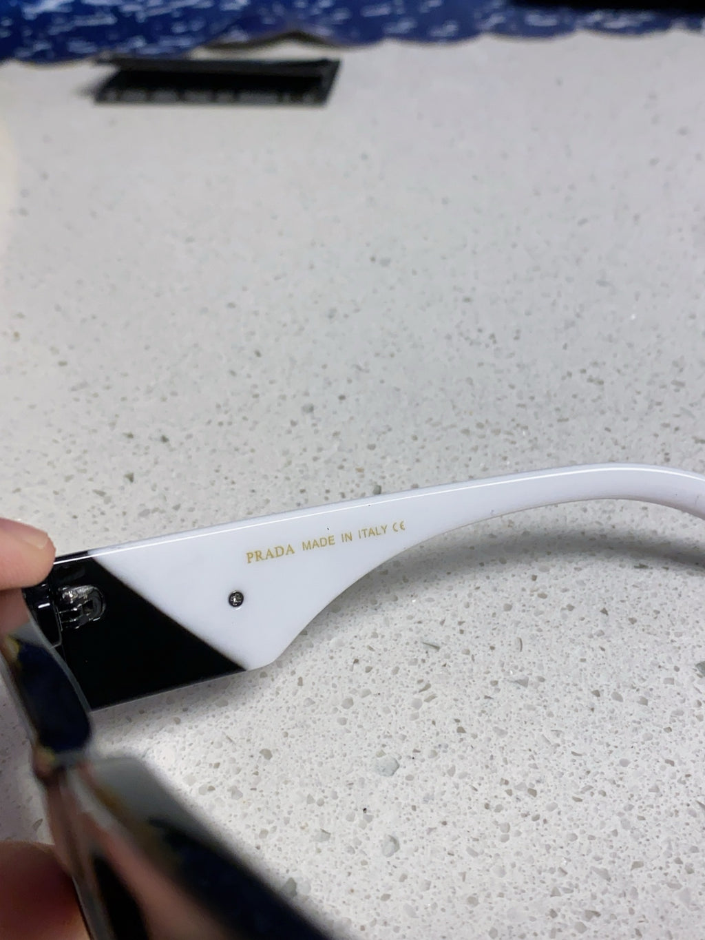 Prada Square Silver Lens Sunglasses for Men & Women - 934942 - detail image 7