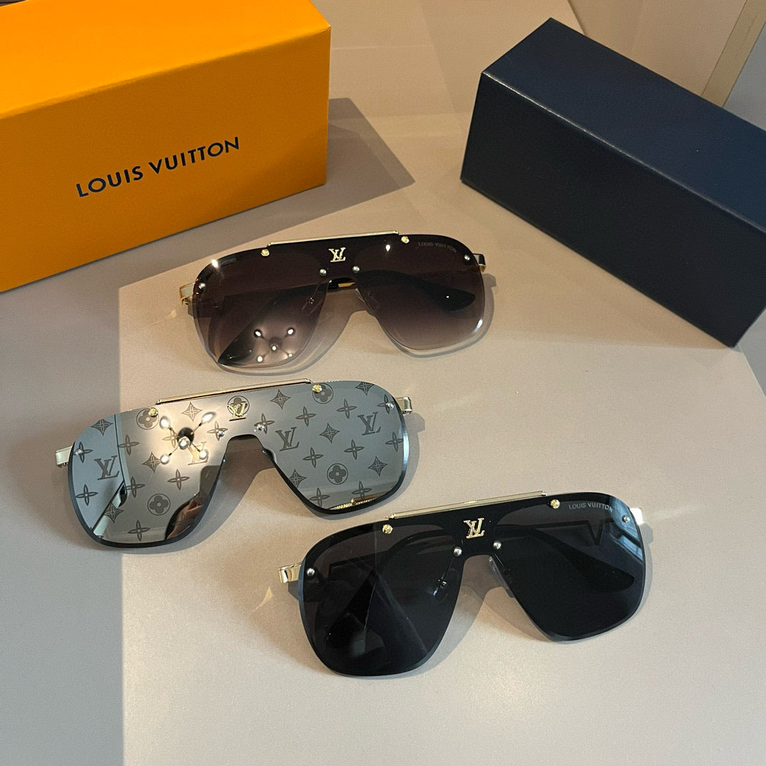 Louis Vuitton Metal Fashion Gold Lens Sunglasses for Men & Women - 464676 - detail image 9