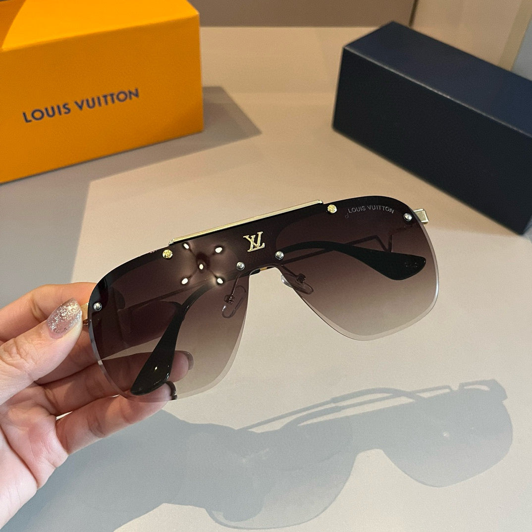 Louis Vuitton Metal Fashion Gold Lens Sunglasses for Men & Women - 431135 - detail image 4