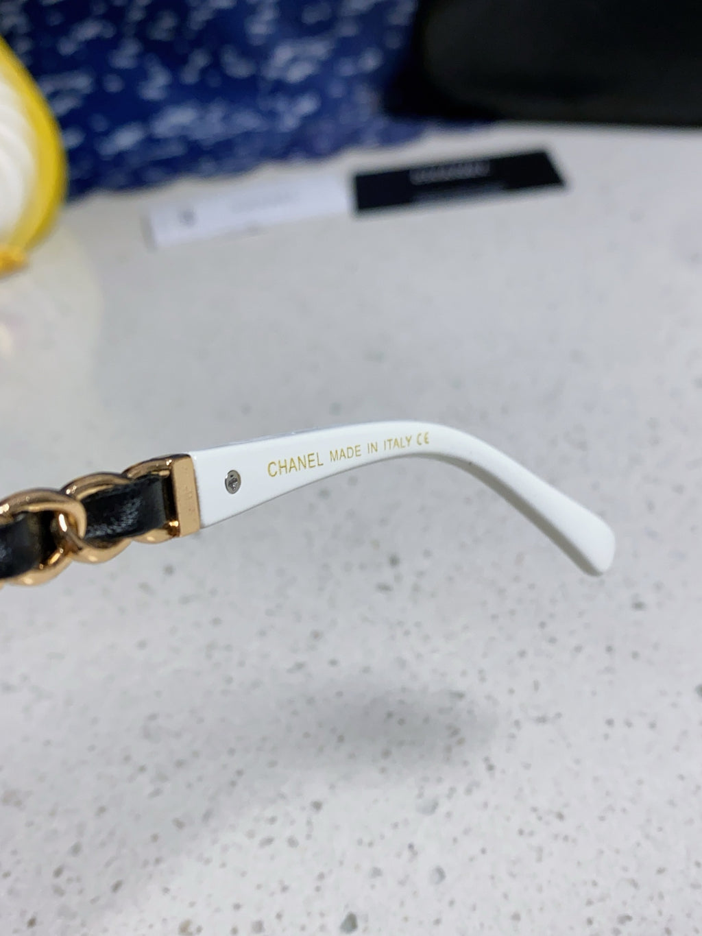 Chanel Cat-Eye Silver Lens Sunglasses for Women - 371685 - detail image 7