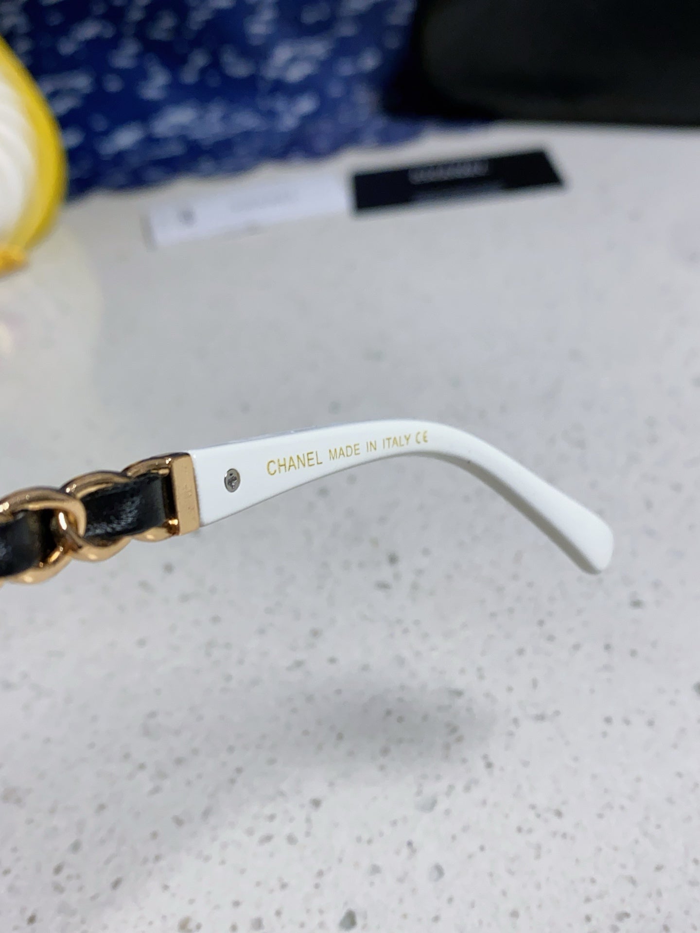 Chanel Cat-Eye Silver Lens Sunglasses for Women - 371685 - detail image 7