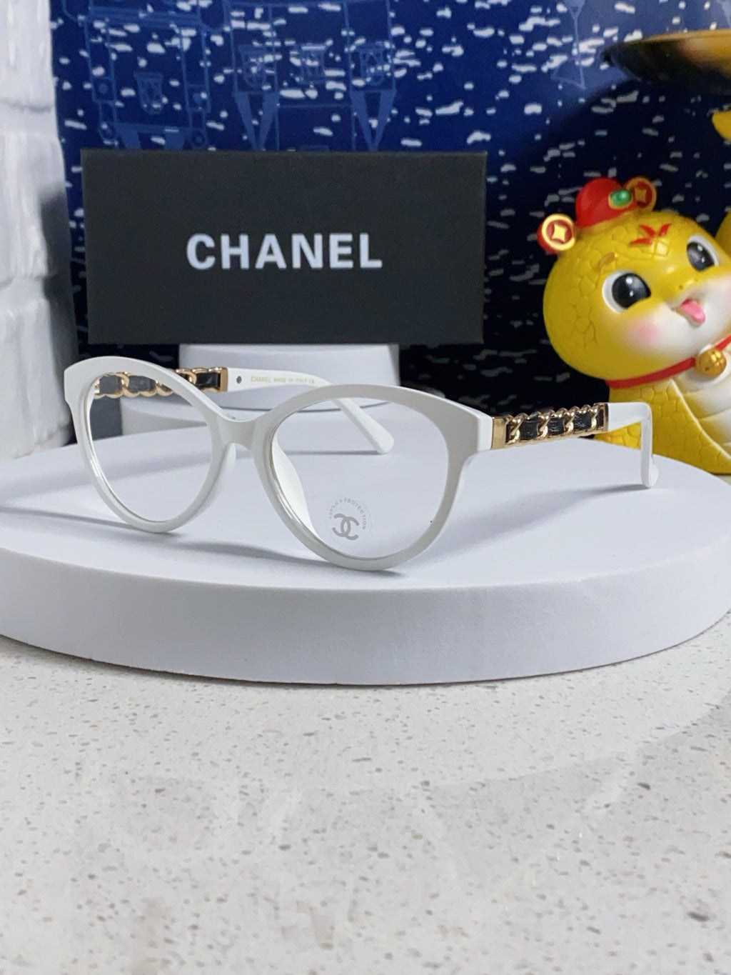 Chanel Cat-Eye Silver Lens Sunglasses for Women - 371685