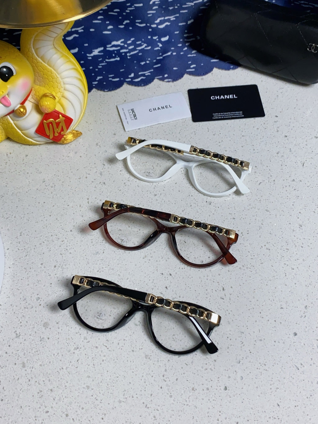 Chanel Cat-Eye Silver Lens Sunglasses for Women - detail image 10