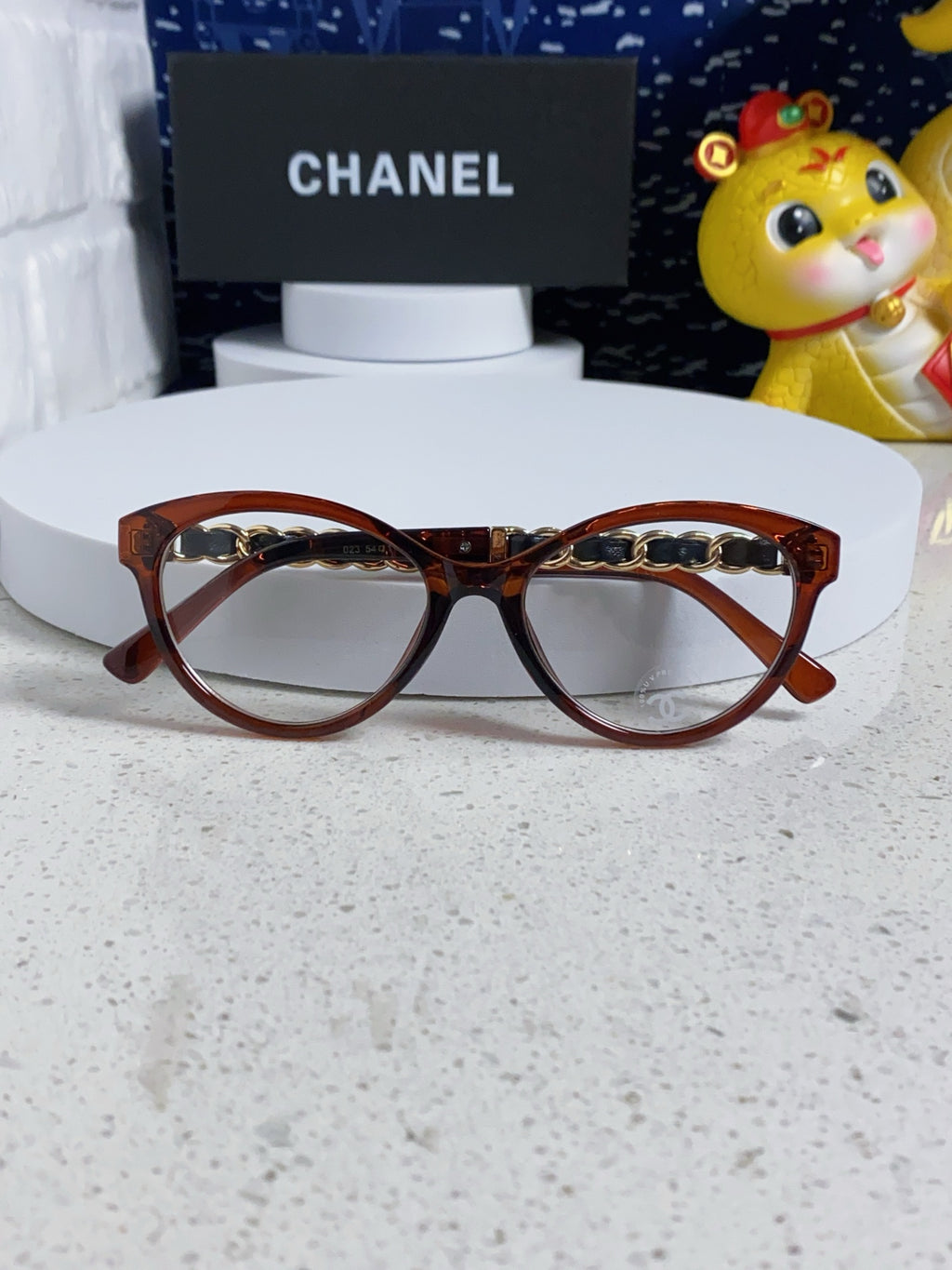 Chanel Cat-Eye Silver Lens Sunglasses for Women - detail image 8