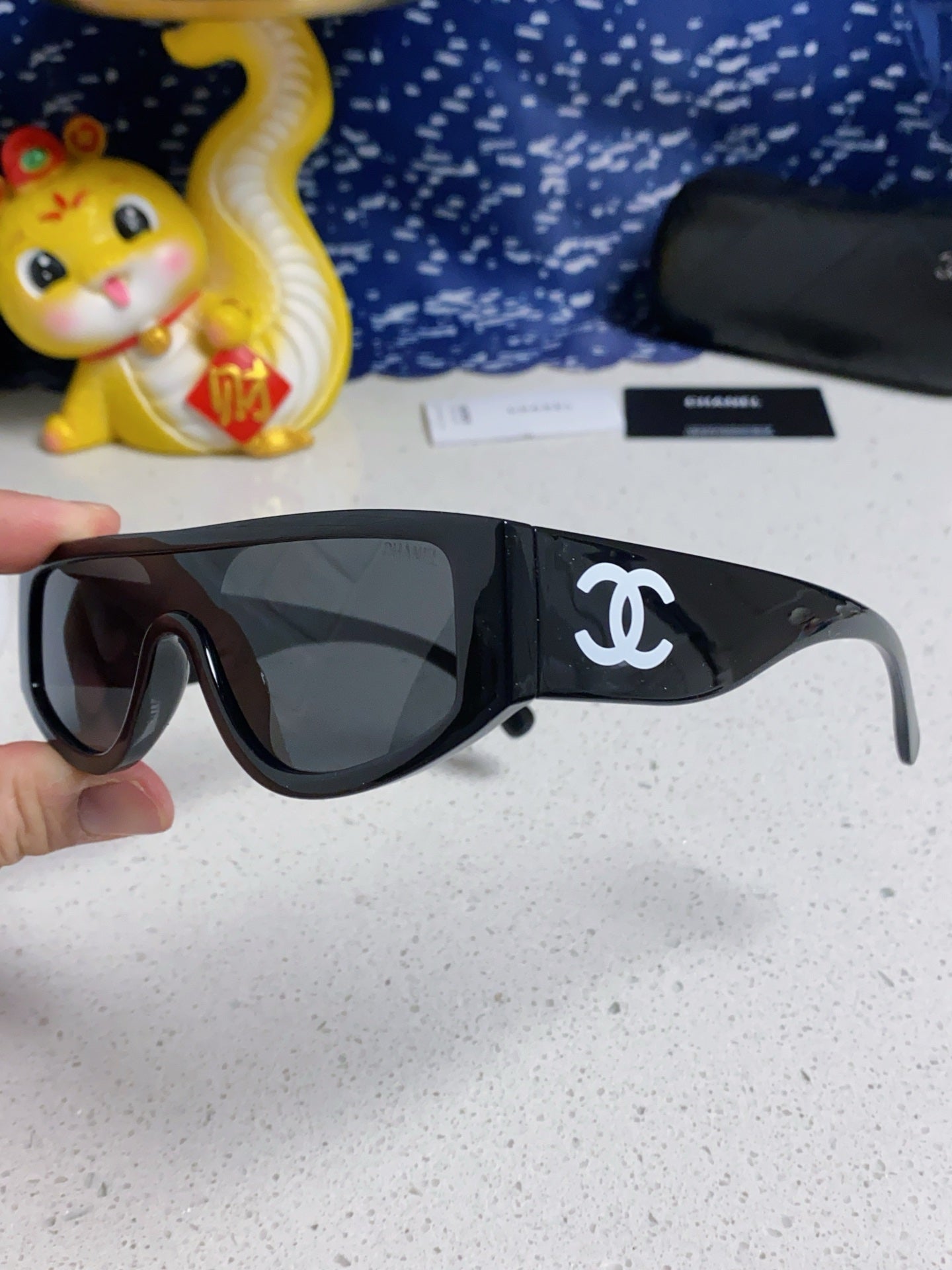 Chanel Fashion Silver Lens Sunglasses for Women - 371689 - detail image 6