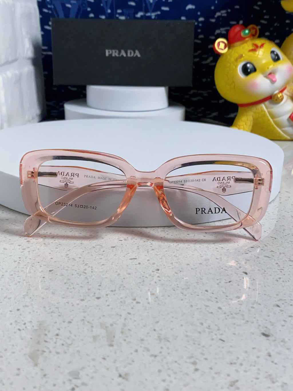 Prada Square Silver Lens Sunglasses for Men & Women - 382676 - detail image 8