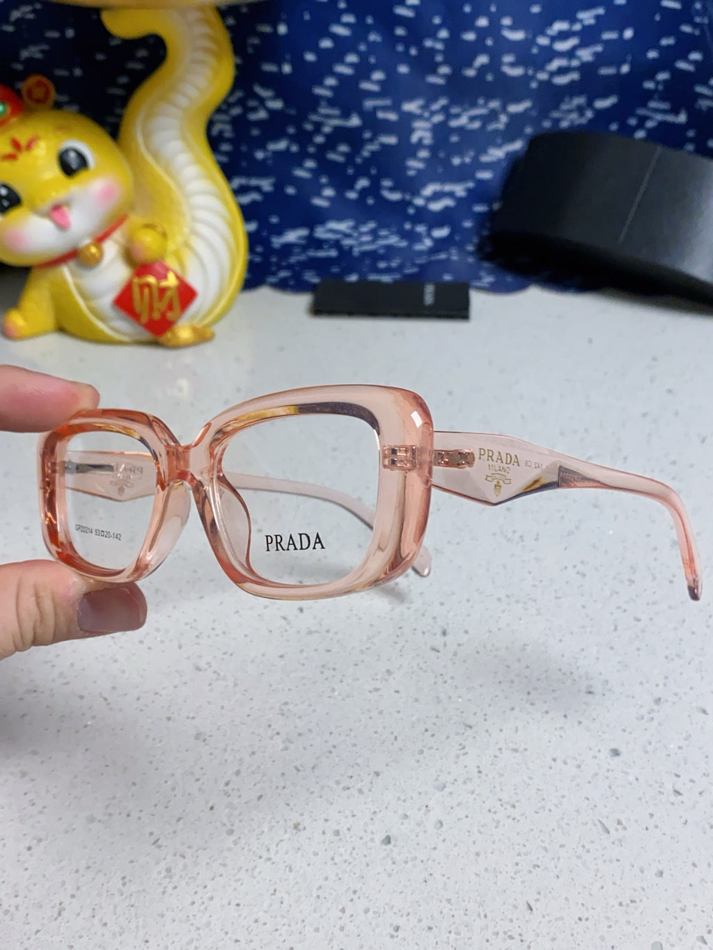 Prada Square Silver Lens Sunglasses for Men & Women - 382676 - detail image 6