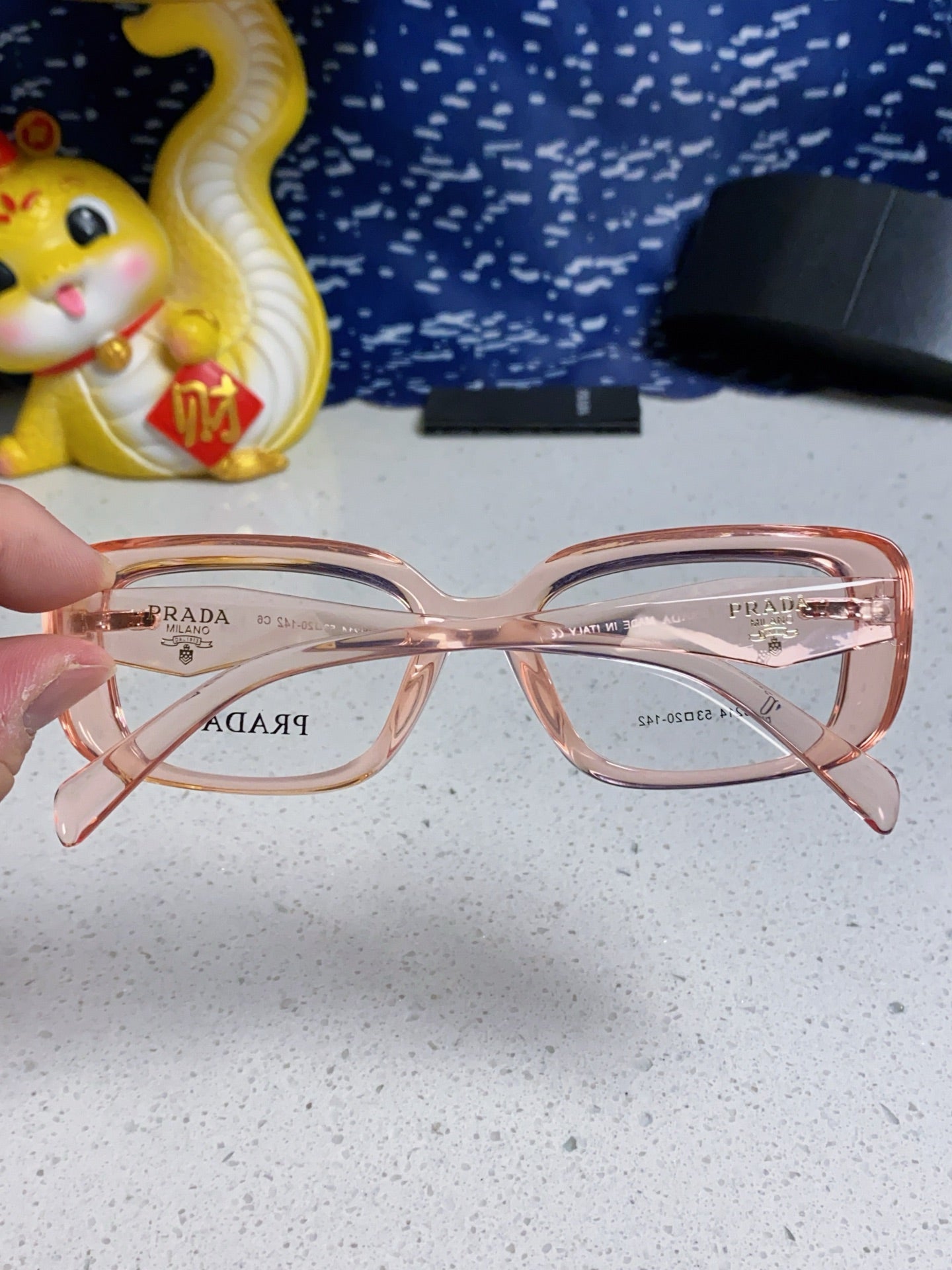 Prada Square Silver Lens Sunglasses for Men & Women - 382676 - detail image 5