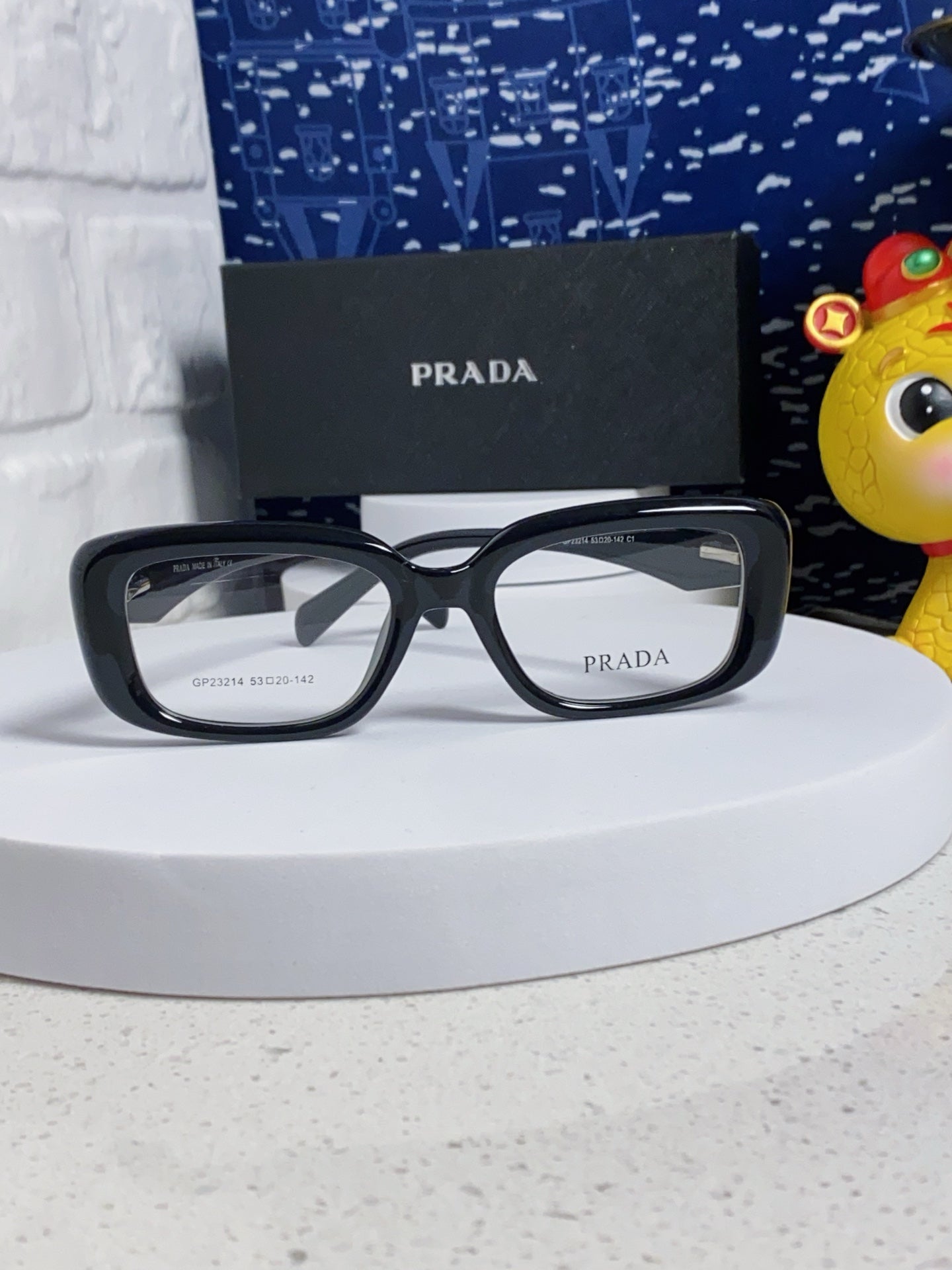 Prada Square Silver Lens Sunglasses for Men & Women - 382679 - detail image 2