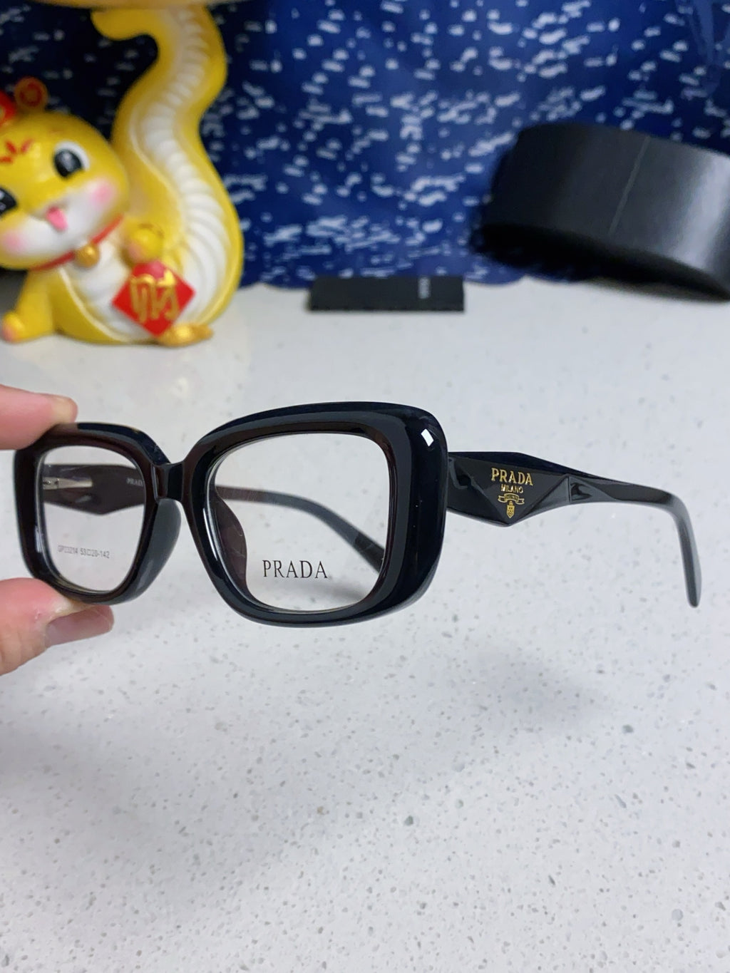 Prada Square Silver Lens Sunglasses for Men & Women - 382679 - detail image 6