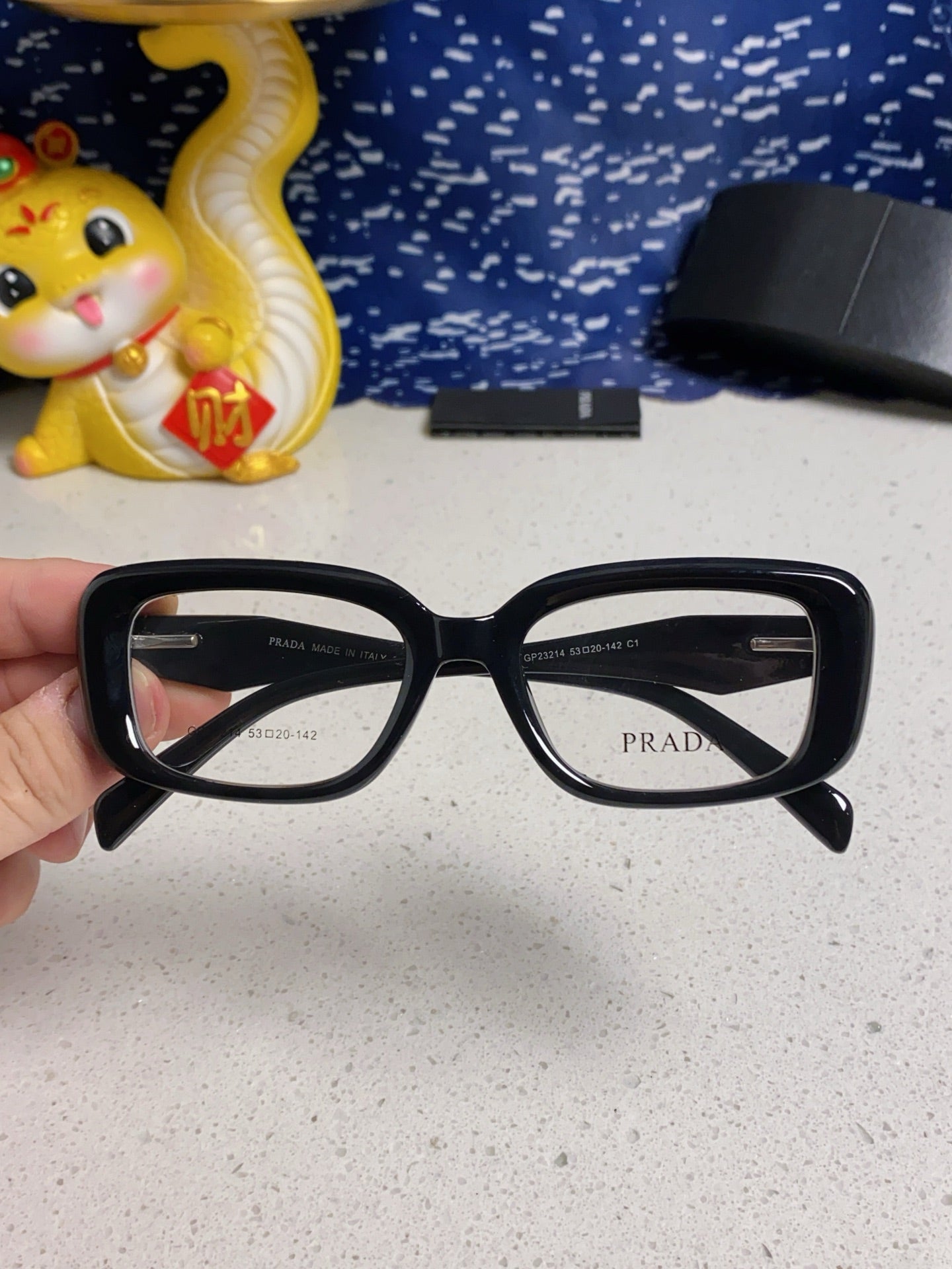 Prada Square Silver Lens Sunglasses for Men & Women - 382679 - detail image 4