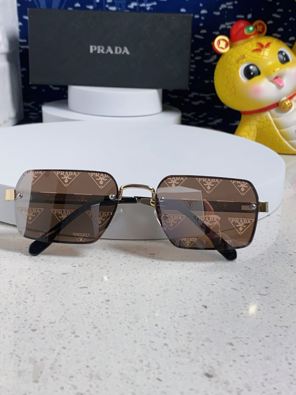 Prada Fashion Silver Lens Sunglasses for Men & Women - 382680 - detail image 8