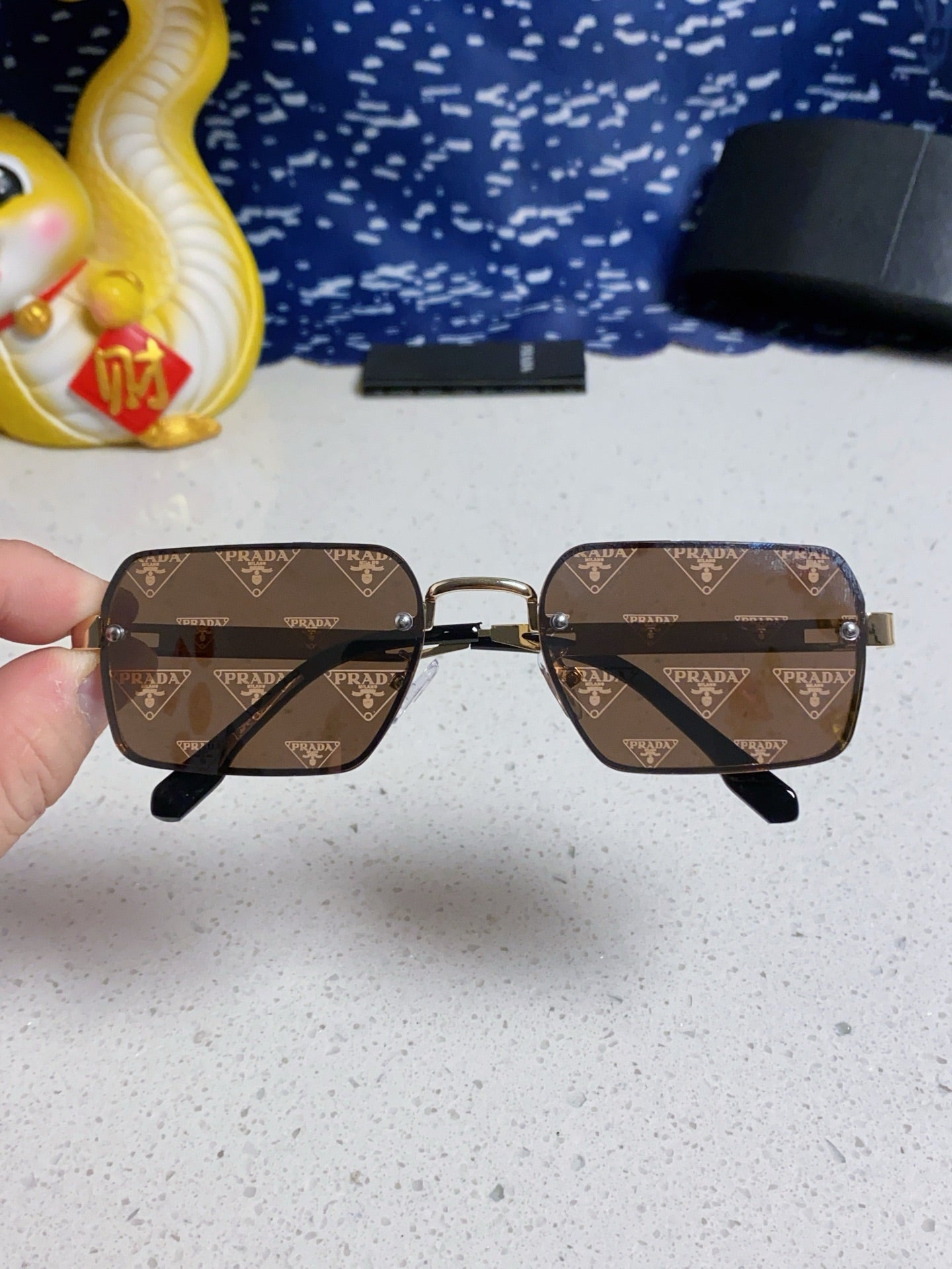 Prada Fashion Silver Lens Sunglasses for Men & Women - 382680 - detail image 4