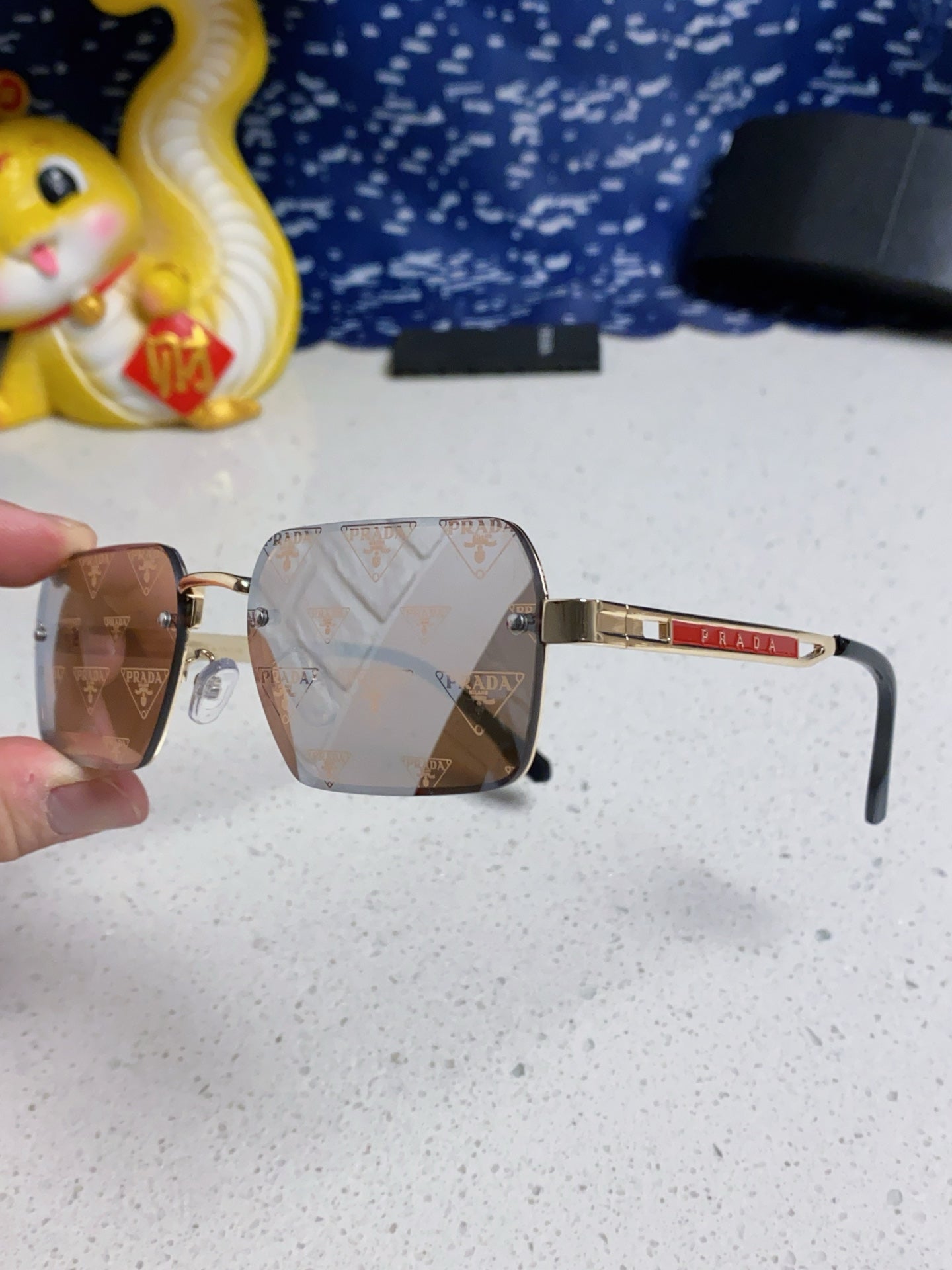Prada Fashion Silver Lens Sunglasses for Men & Women - 382680 - detail image 6