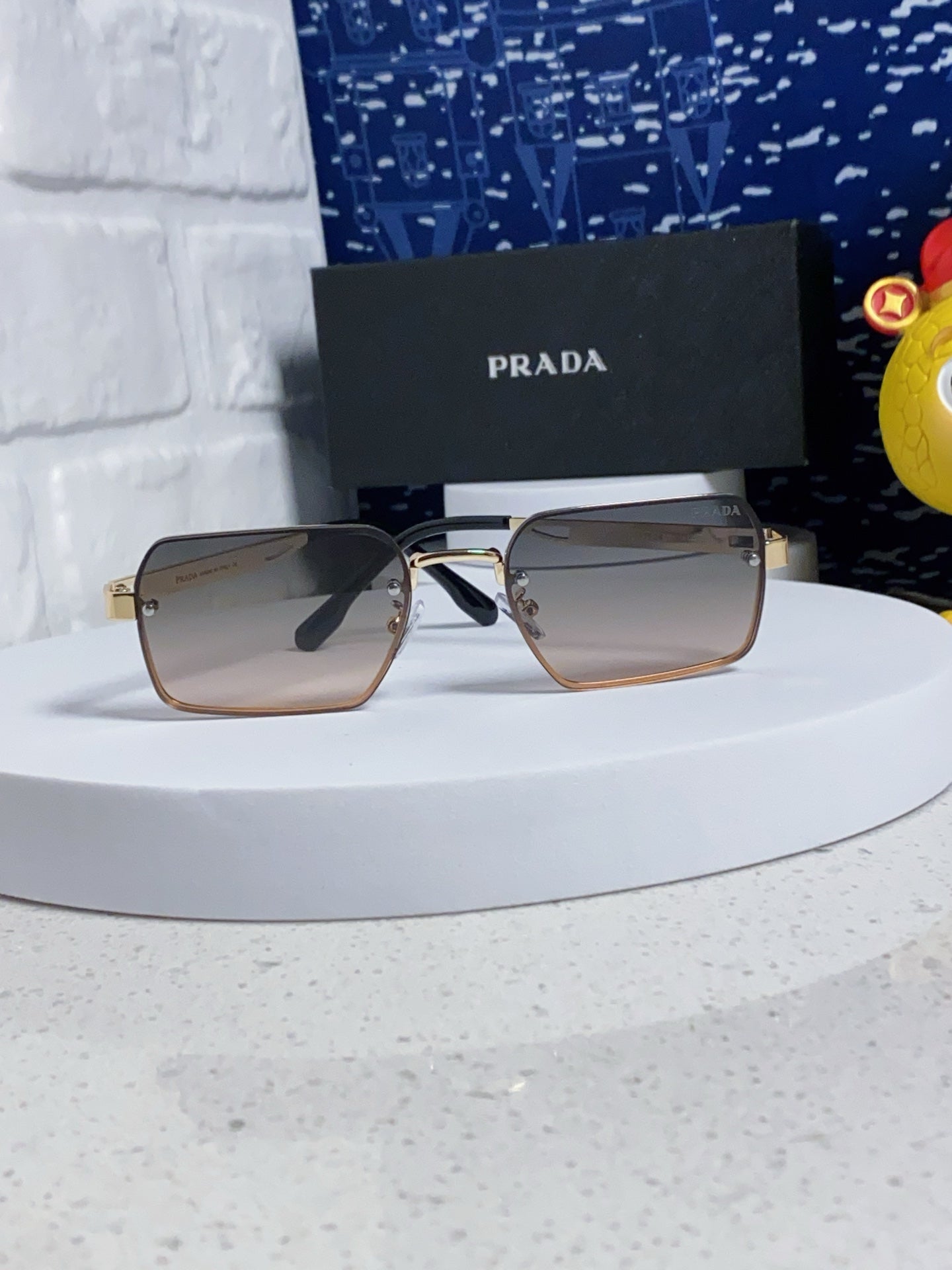 Prada Fashion Silver Lens Sunglasses for Men & Women - 382681 - detail image 2