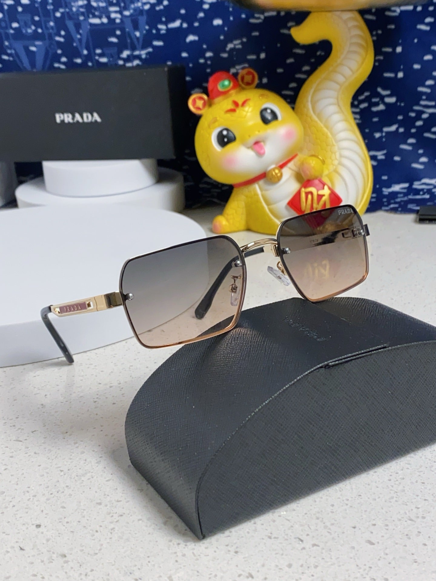 Prada Fashion Silver Lens Sunglasses for Men & Women - 382681 - detail image 9