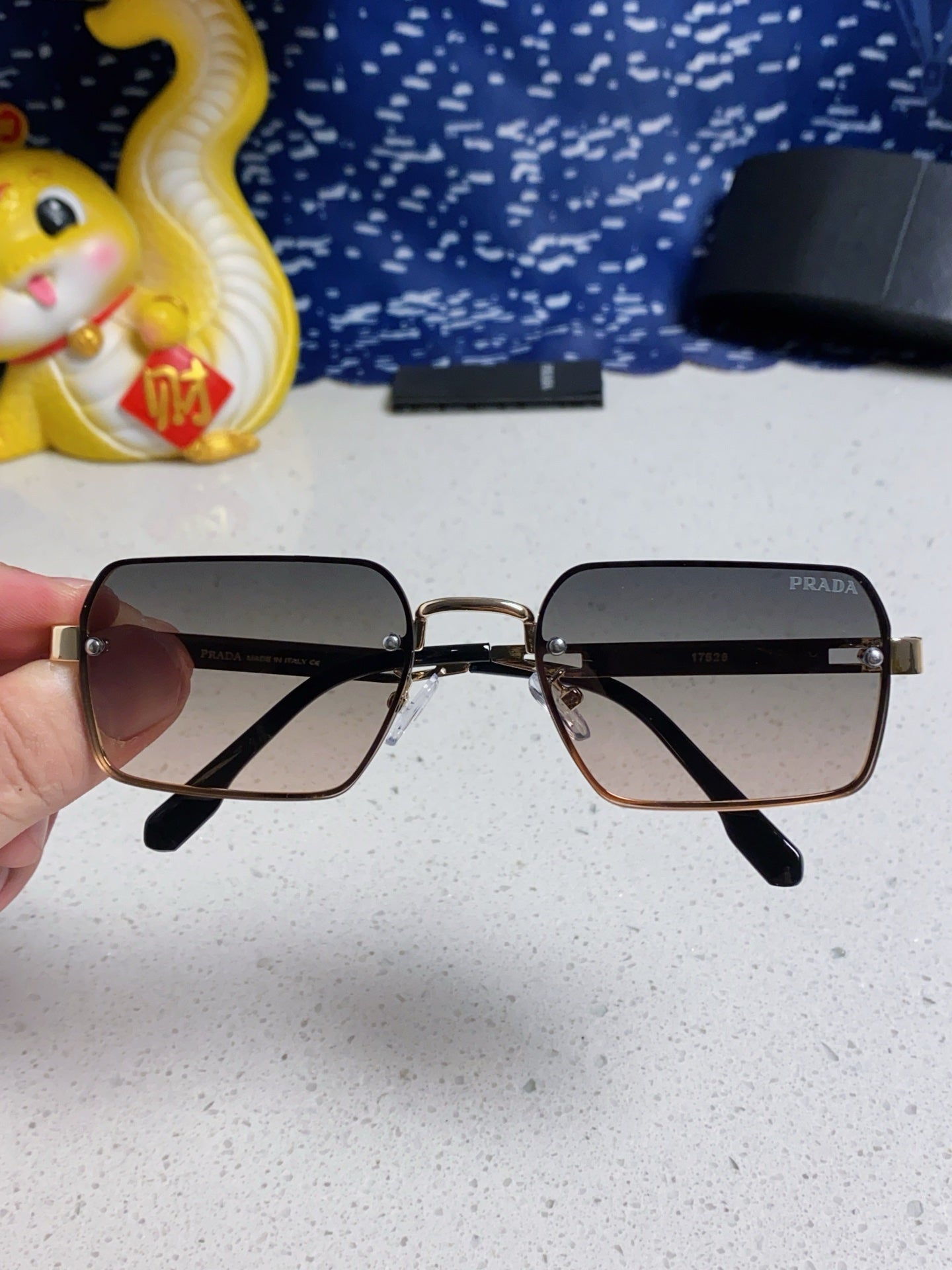Prada Fashion Silver Lens Sunglasses for Men & Women - 382681 - detail image 4