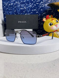 Prada Fashion Blue Lens Sunglasses for Men & Women - 382682