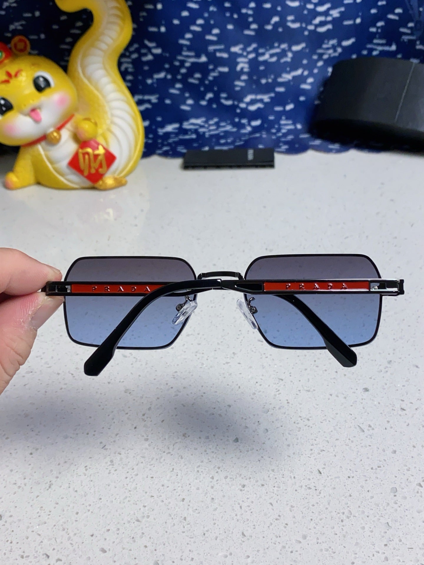 Prada Fashion Blue Lens Sunglasses for Men & Women - 382682 - detail image 5