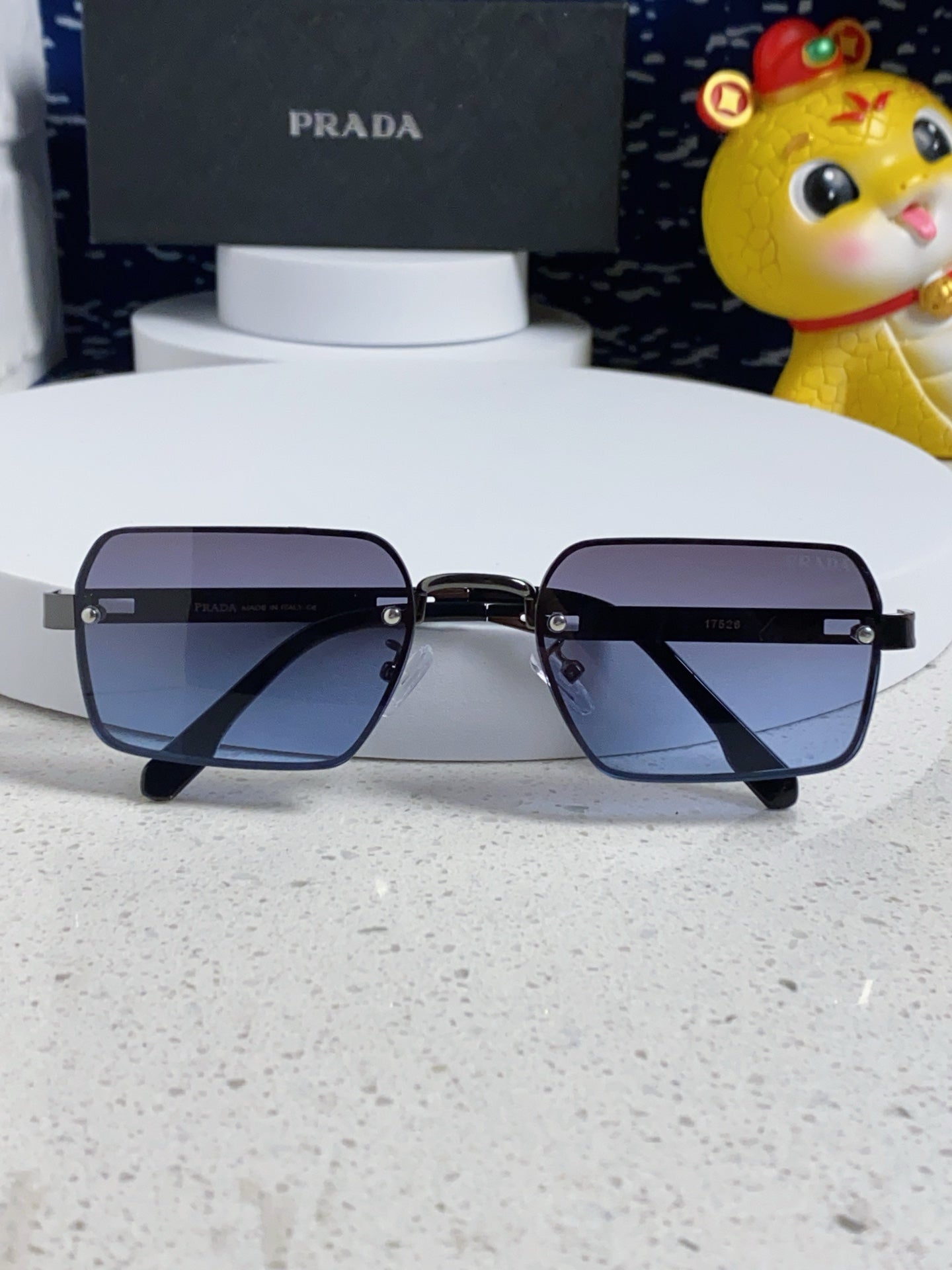 Prada Fashion Blue Lens Sunglasses for Men & Women - 382682 - detail image 8