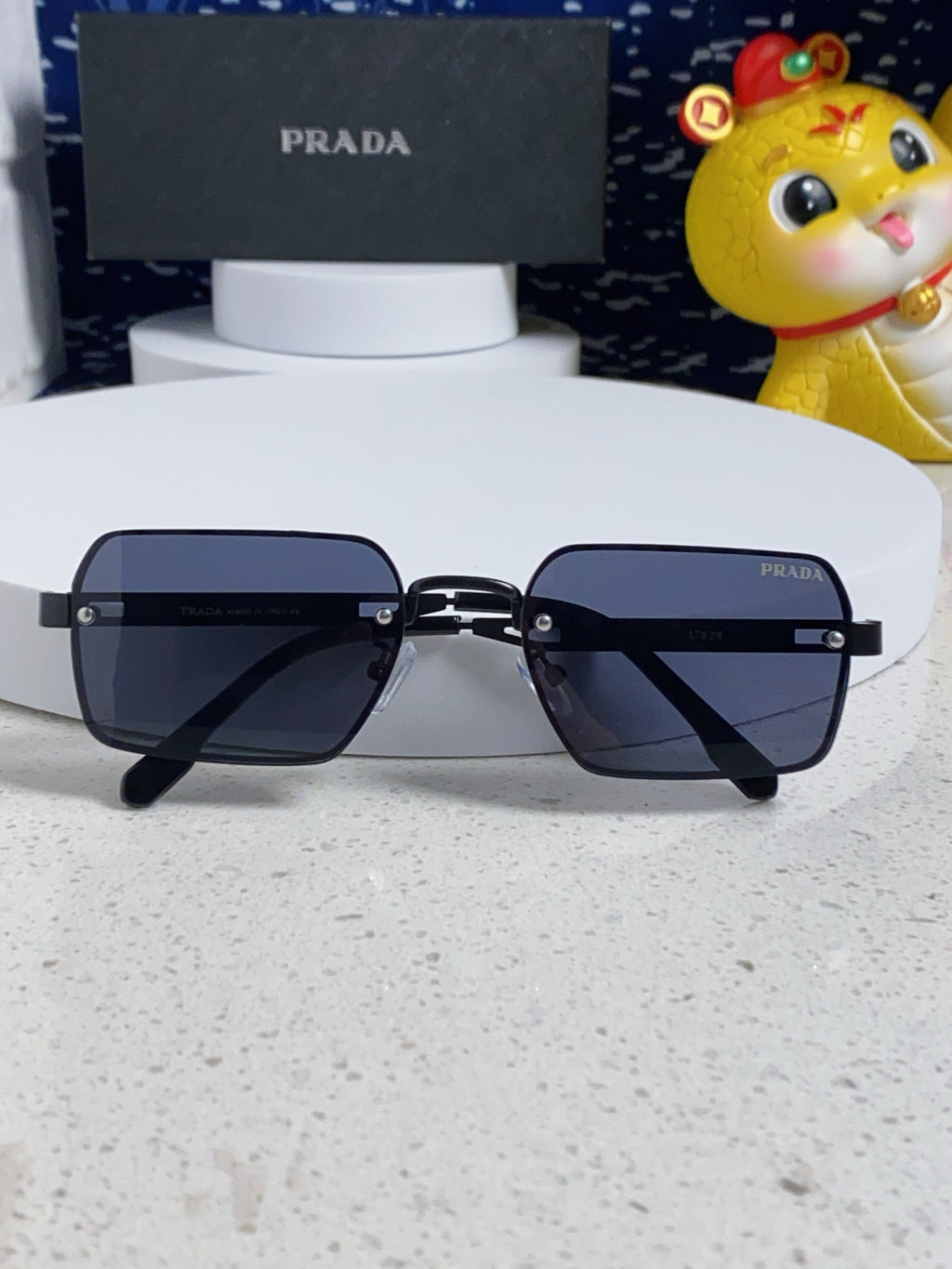 Prada Fashion Blue Lens Sunglasses for Men & Women - 382683 - detail image 8