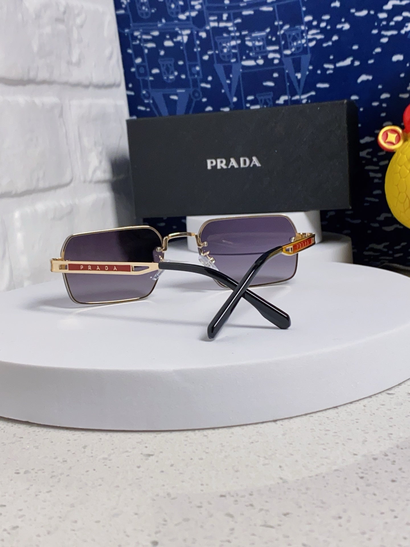 Prada Fashion Silver Lens Sunglasses for Men & Women - 382685 - detail image 3