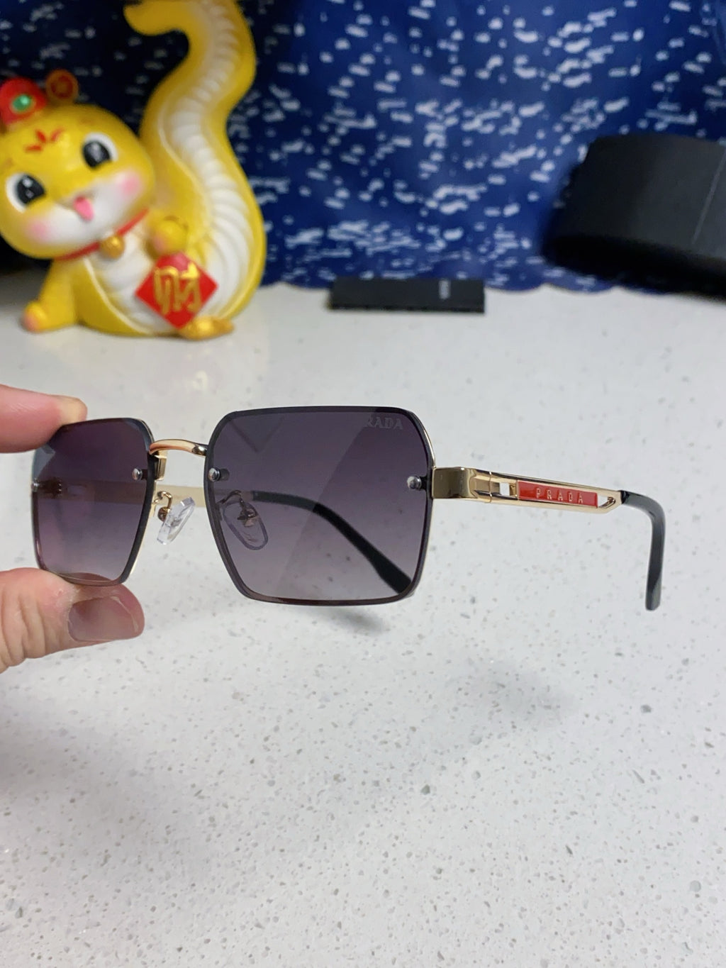 Prada Fashion Silver Lens Sunglasses for Men & Women - 382685 - detail image 6