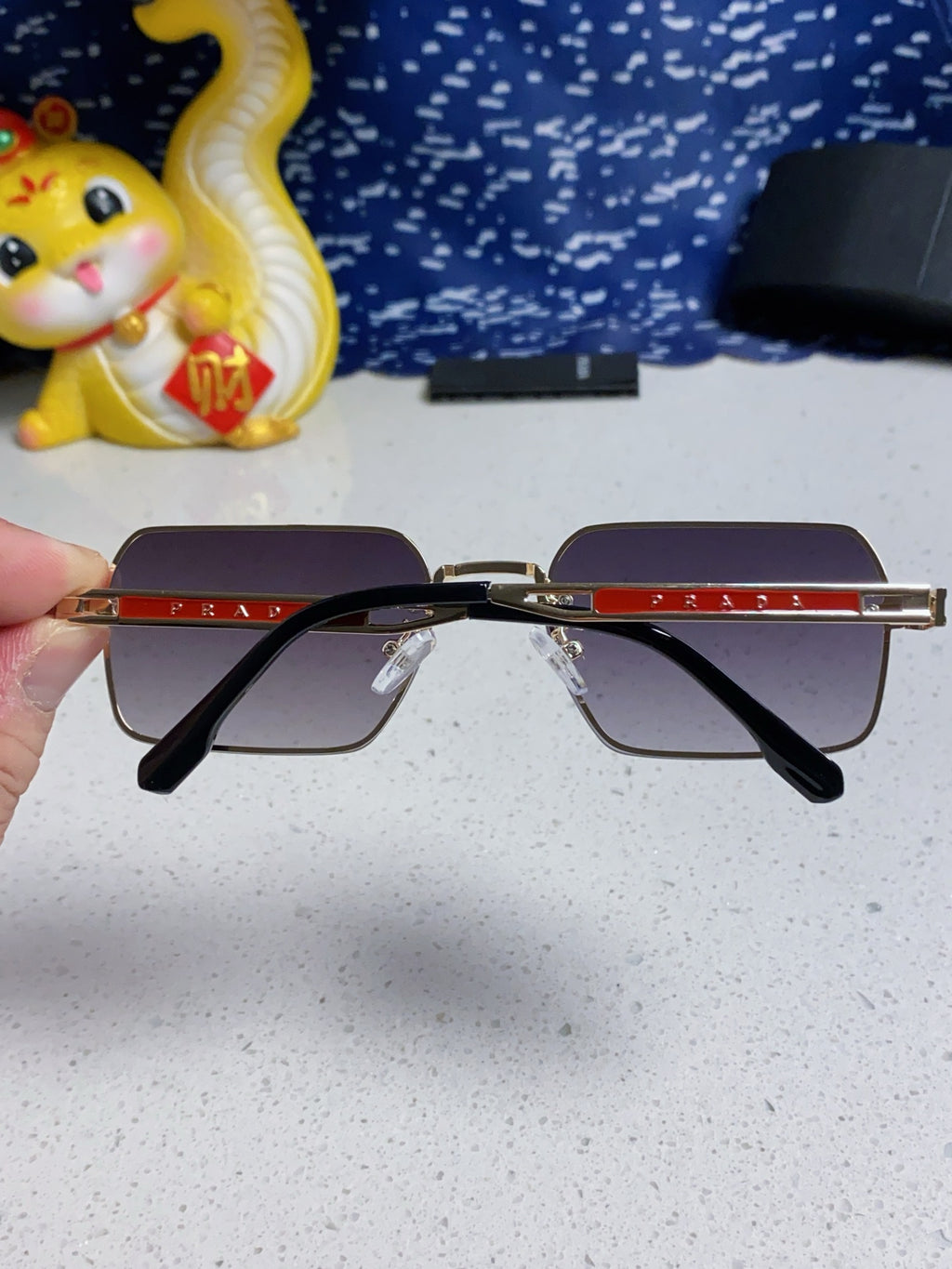 Prada Fashion Silver Lens Sunglasses for Men & Women - 382685 - detail image 5