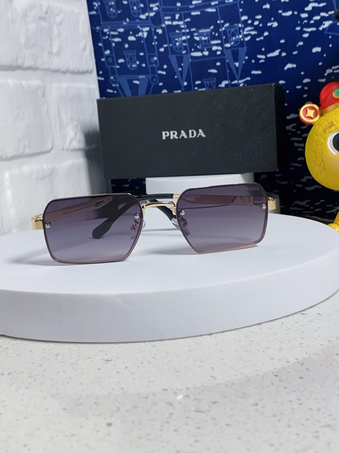 Prada Fashion Silver Lens Sunglasses for Men & Women - 382685 - detail image 2
