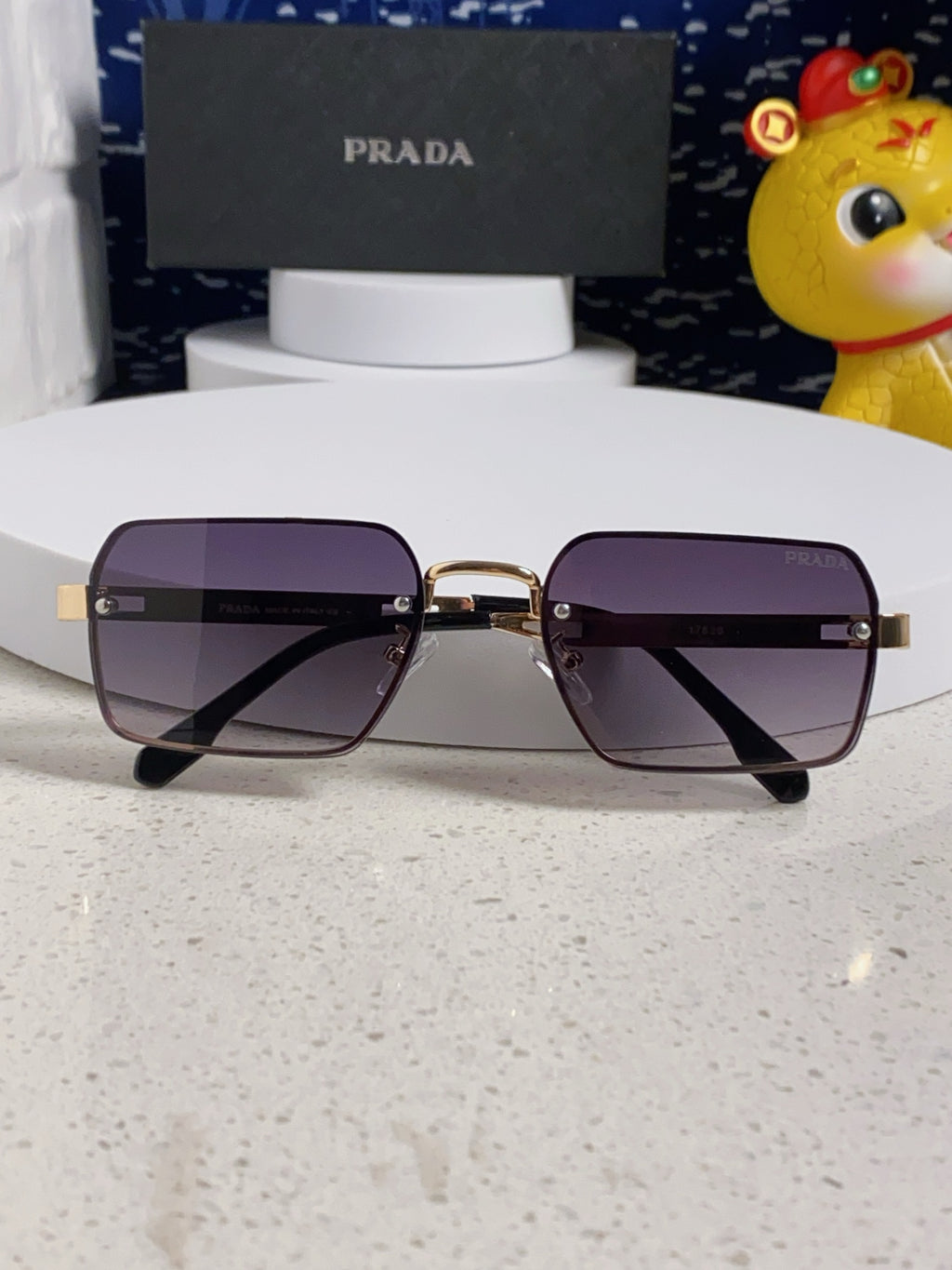 Prada Fashion Silver Lens Sunglasses for Men & Women - 382685 - detail image 8