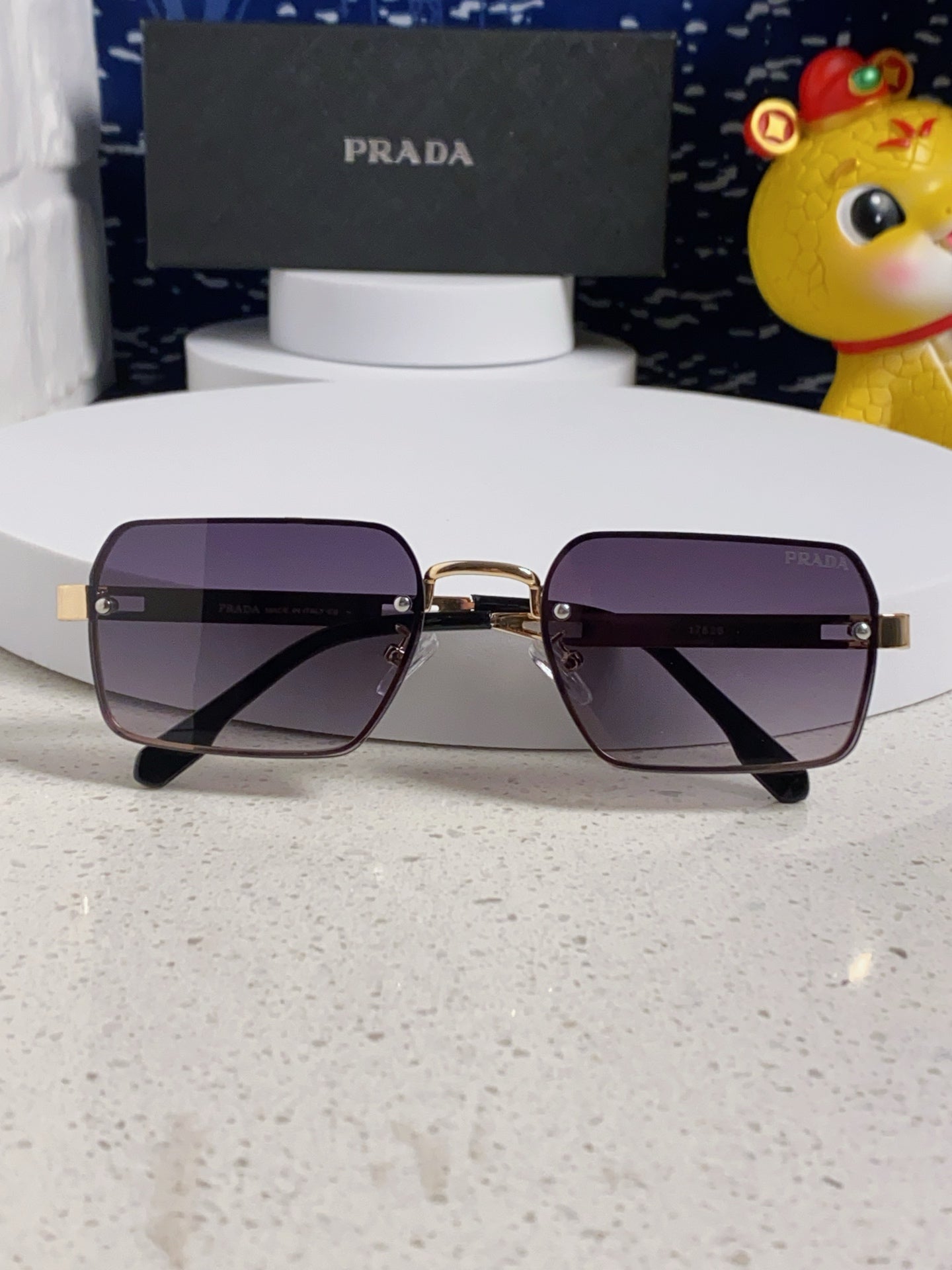 Prada Fashion Silver Lens Sunglasses for Men & Women - 382685 - detail image 8
