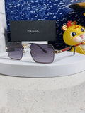 Prada Fashion Silver Lens Sunglasses for Men & Women - 382685