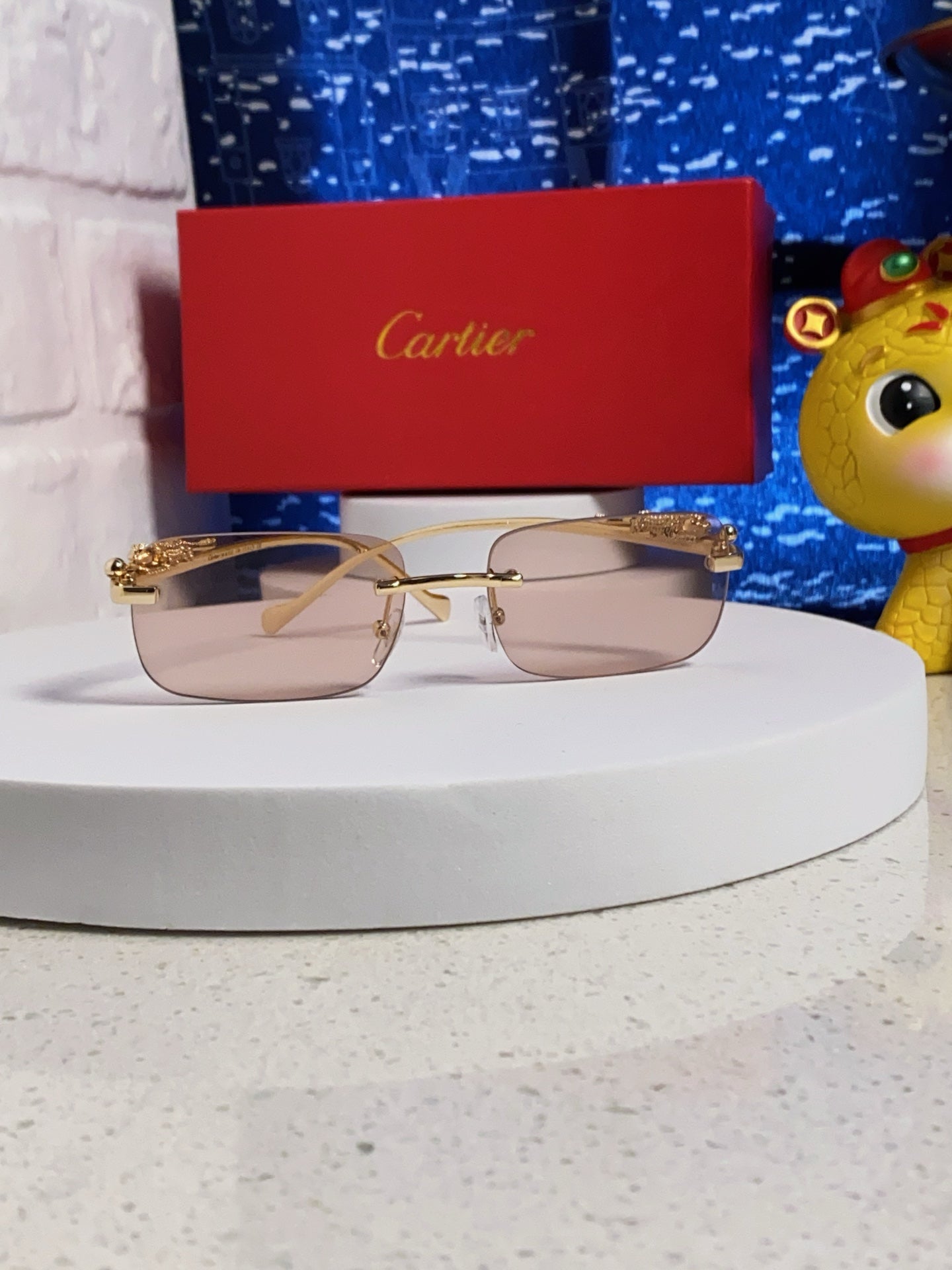 Cartier Fashion Silver Lens Sunglasses for Men & Women - 382741 - detail image 2