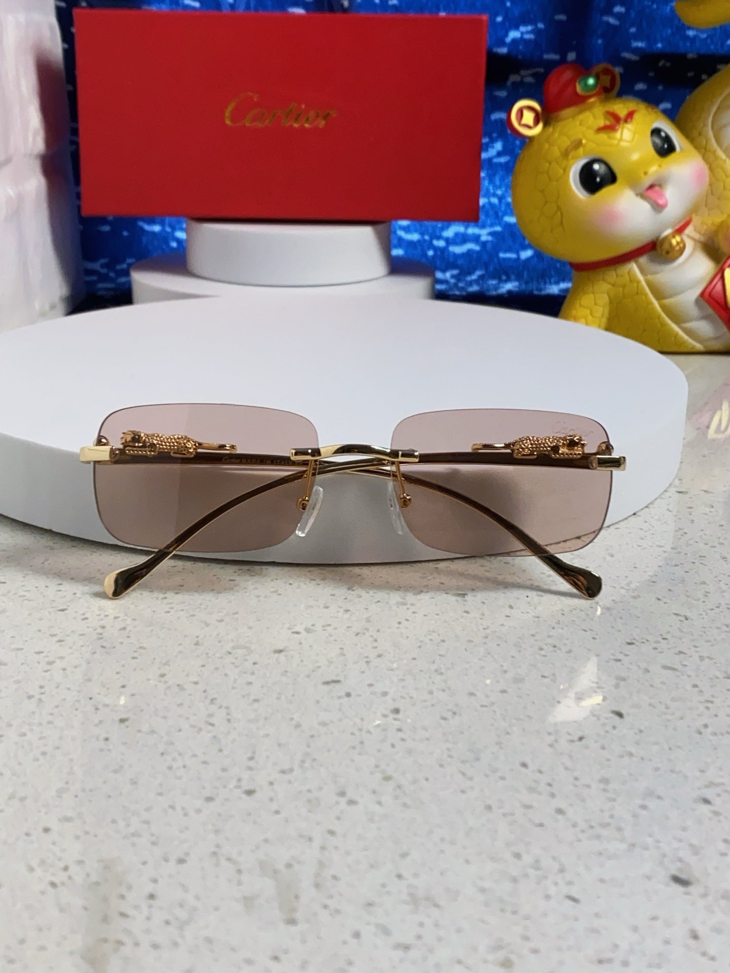 Cartier Fashion Silver Lens Sunglasses for Men & Women - 382741 - detail image 9