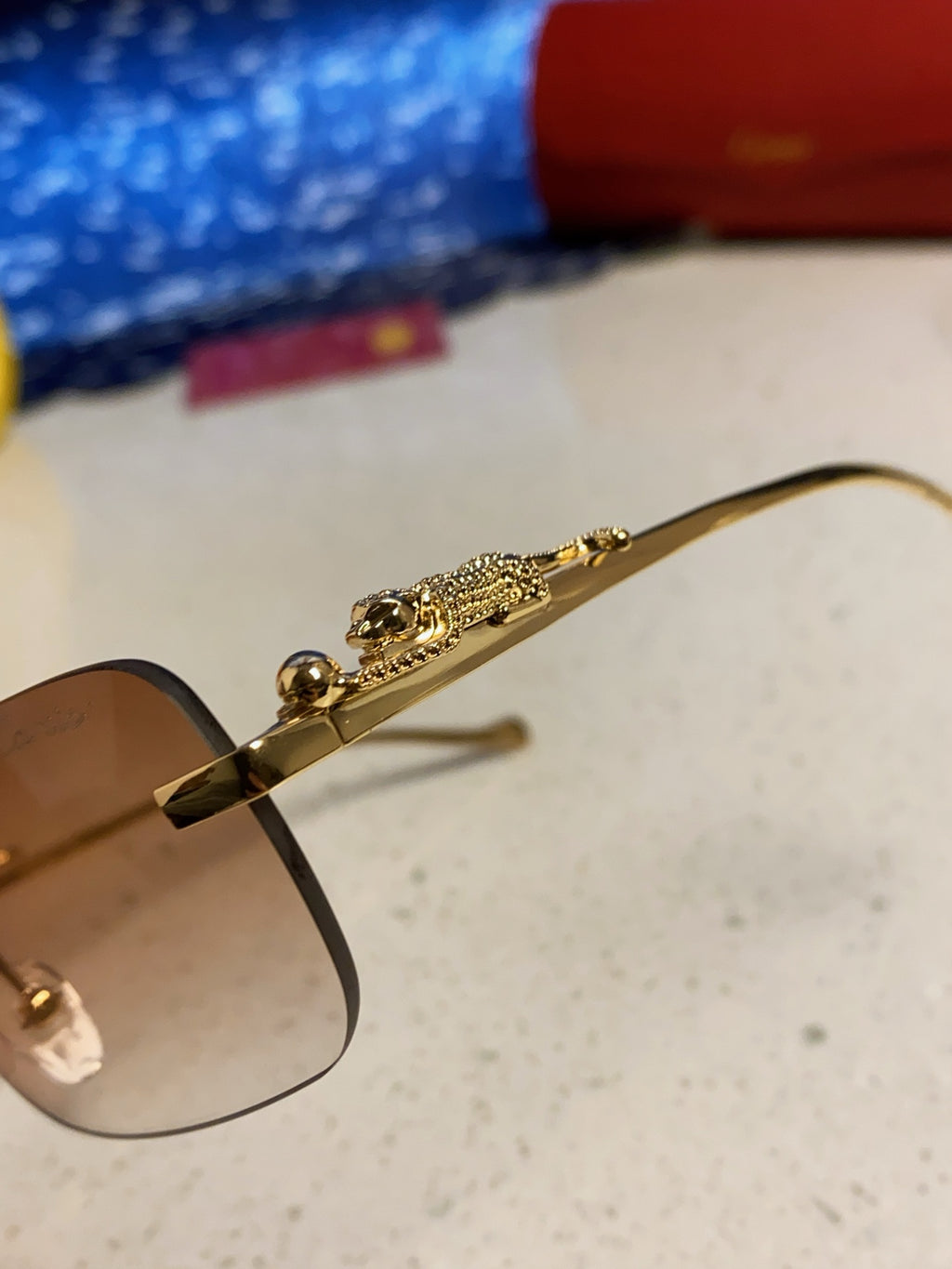 Cartier Fashion Silver Lens Sunglasses for Men & Women - 382743 - detail image 7