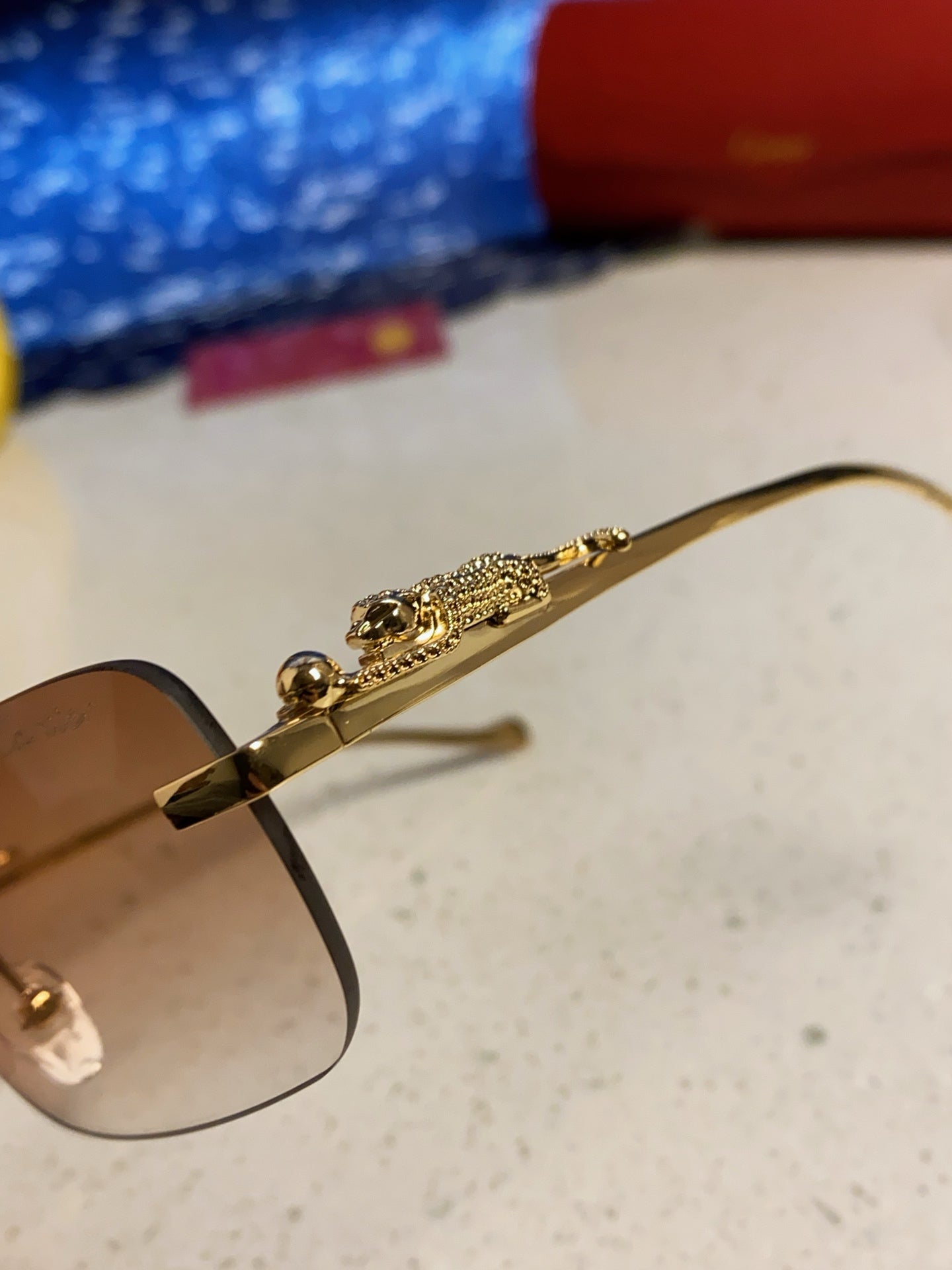 Cartier Fashion Silver Lens Sunglasses for Men & Women - 382743 - detail image 7