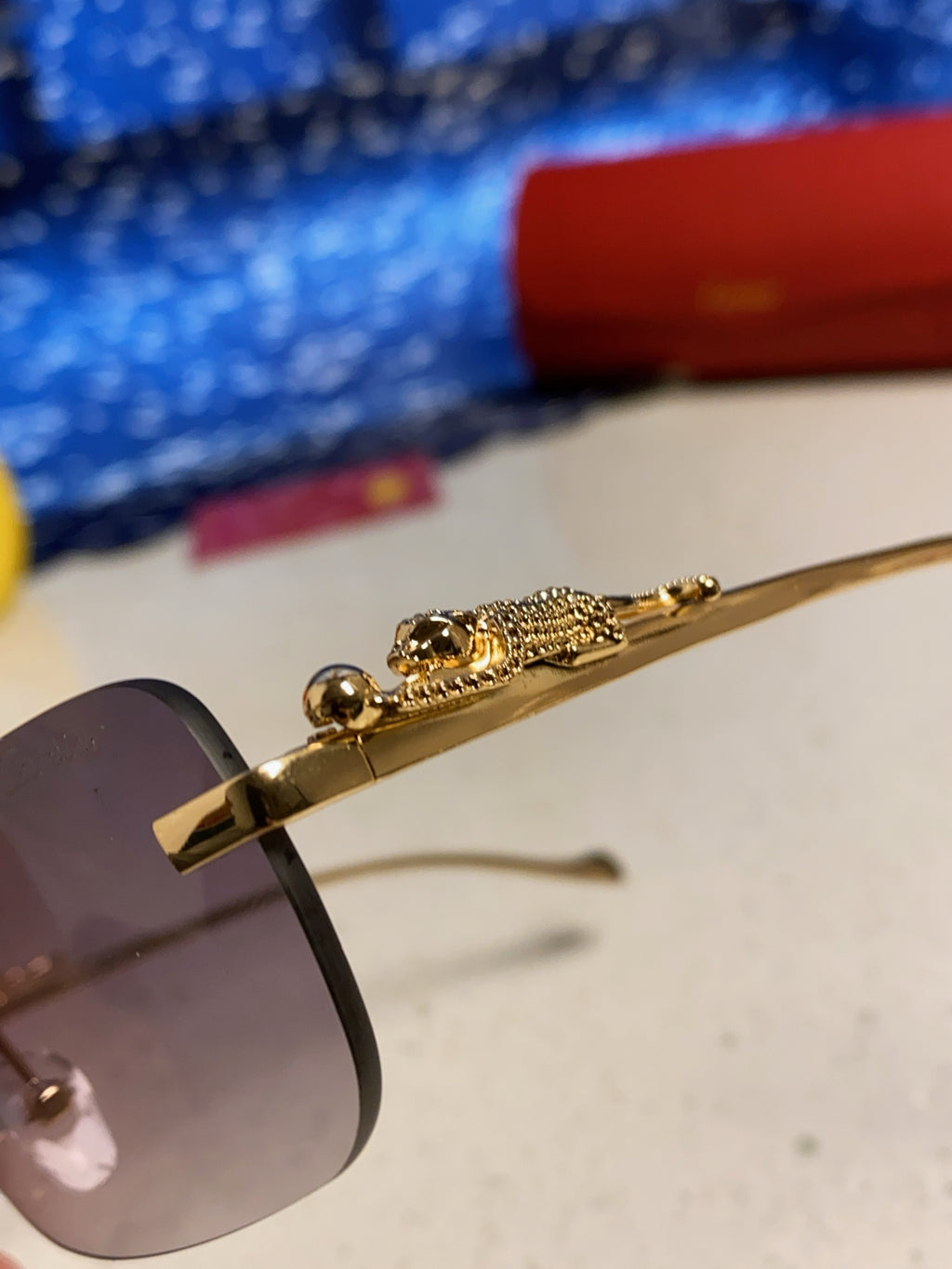Cartier Fashion Silver Lens Sunglasses for Men & Women - 382744 - detail image 7
